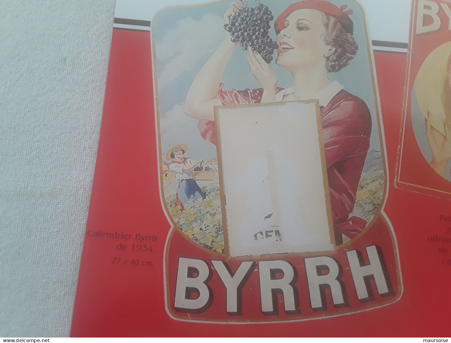 BYRRH  4 Publicités  Vintage - Sonstige & Ohne Zuordnung