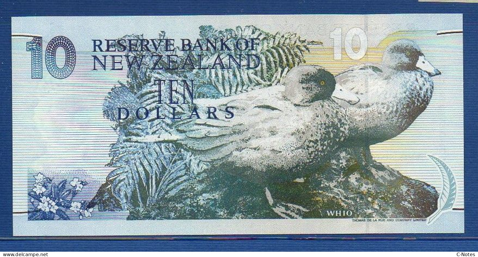 NEW ZEALAND  - P.182b – 10 Dollars ND (1994) UNC, S/n EM825965 - Nueva Zelandía