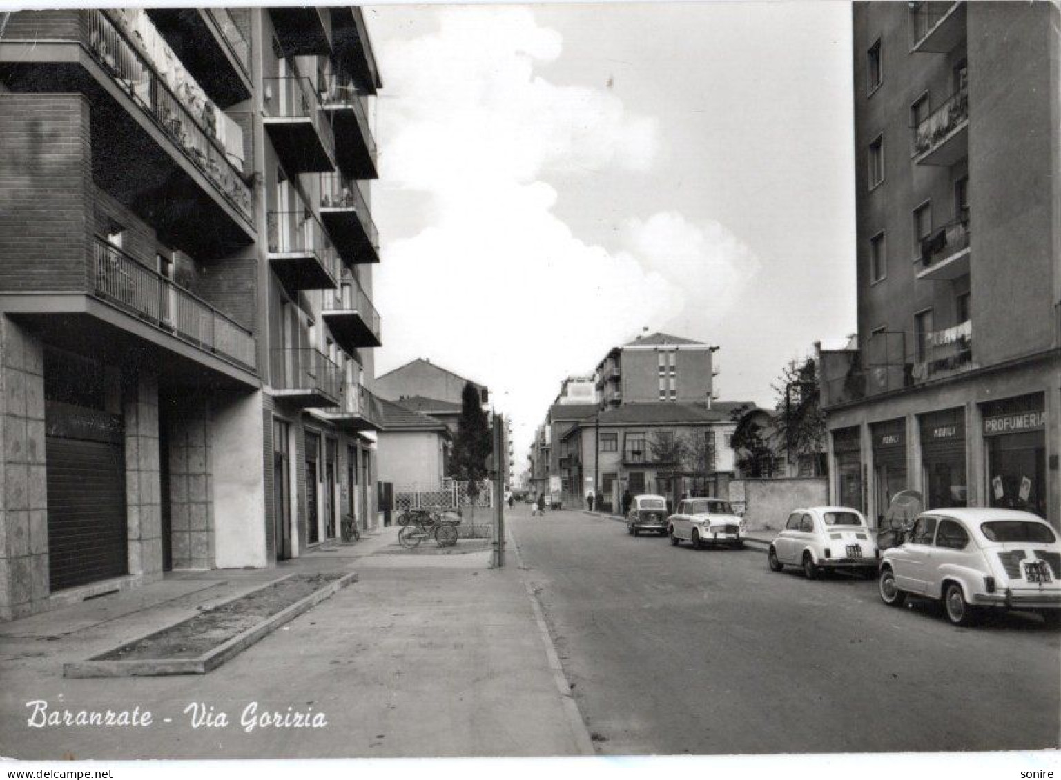 BARANZATE (MILANO) VIA GORIZIA - AUTO CARS - ED.DELPOGETTO - VG FG - C0328 - Milano (Milan)