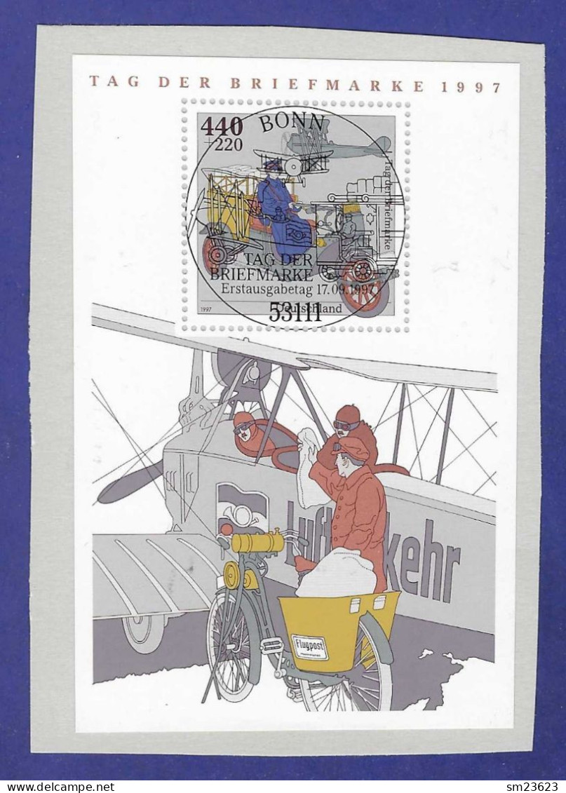 BRD 1997 Mi.Nr. Block 41 (1947) , Tag Der Briefmarke - On Paper - Gestempelt / Fine Used / (o) - 1991-2000