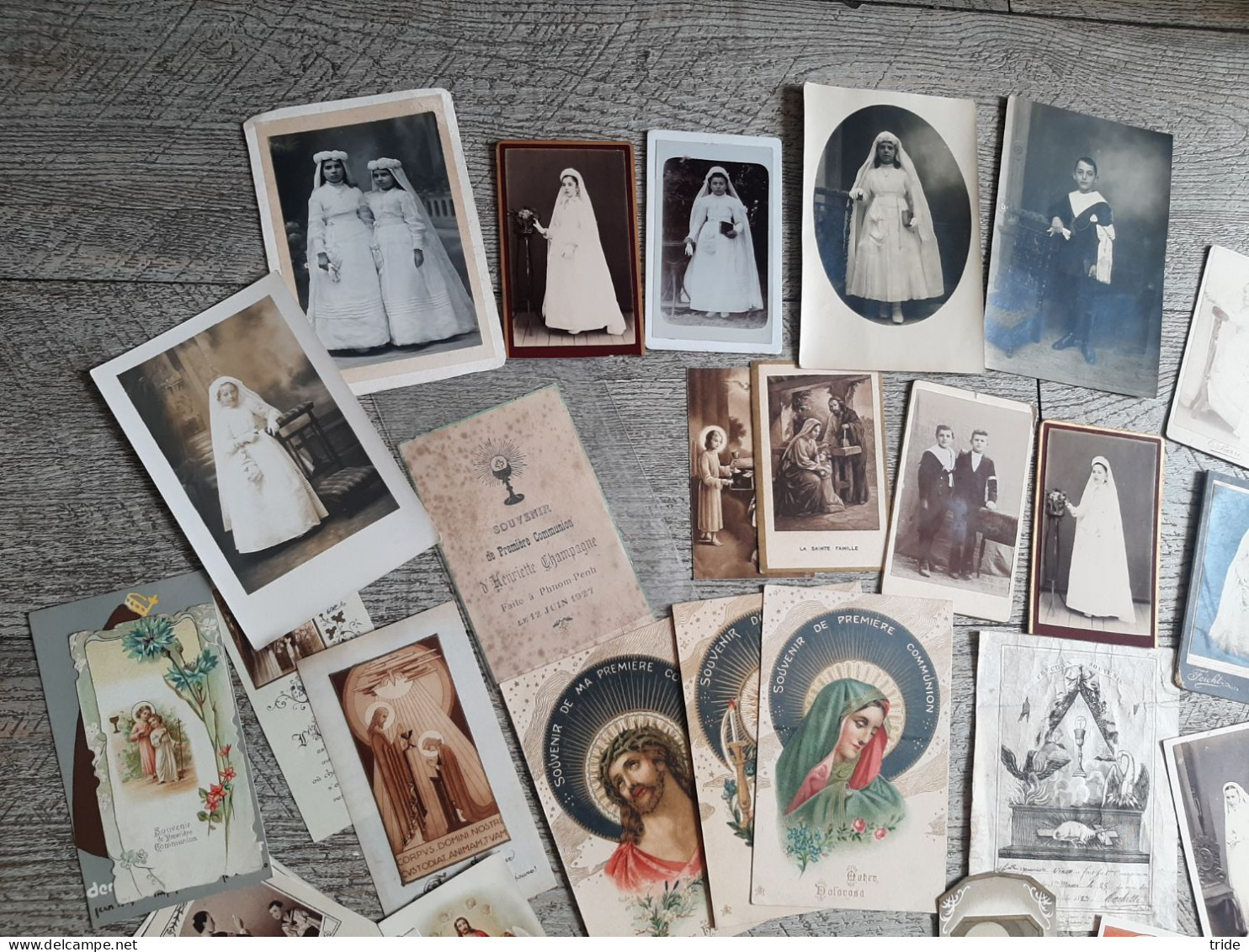 80 Images Religieuses 17 Photos 3 Cartes 1 Document Communion Solennelle Image Religieuse - Andachtsbilder