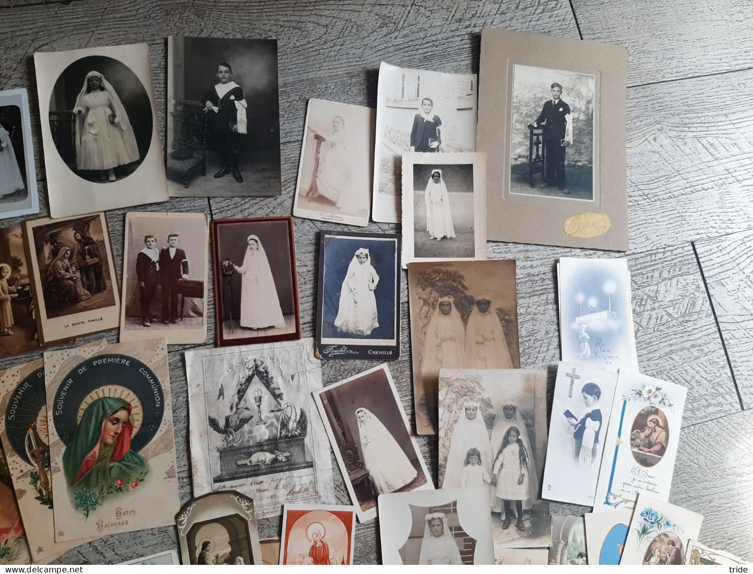 80 Images Religieuses 17 Photos 3 Cartes 1 Document Communion Solennelle Image Religieuse - Devotion Images