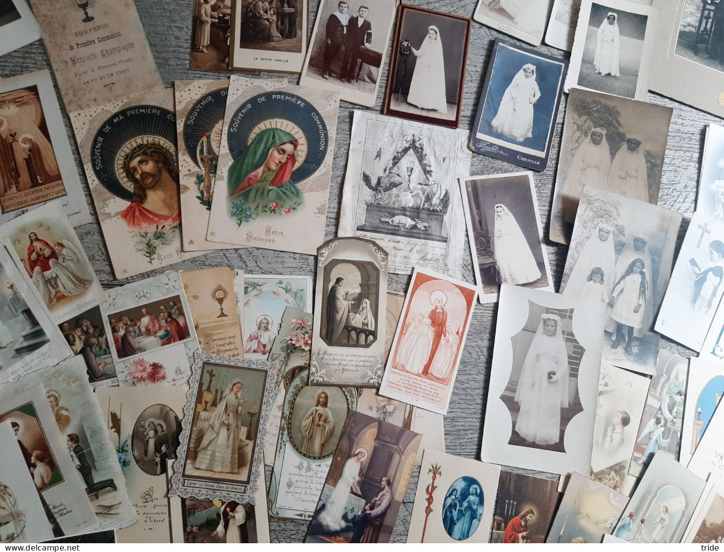 80 Images Religieuses 17 Photos 3 Cartes 1 Document Communion Solennelle Image Religieuse - Devotion Images