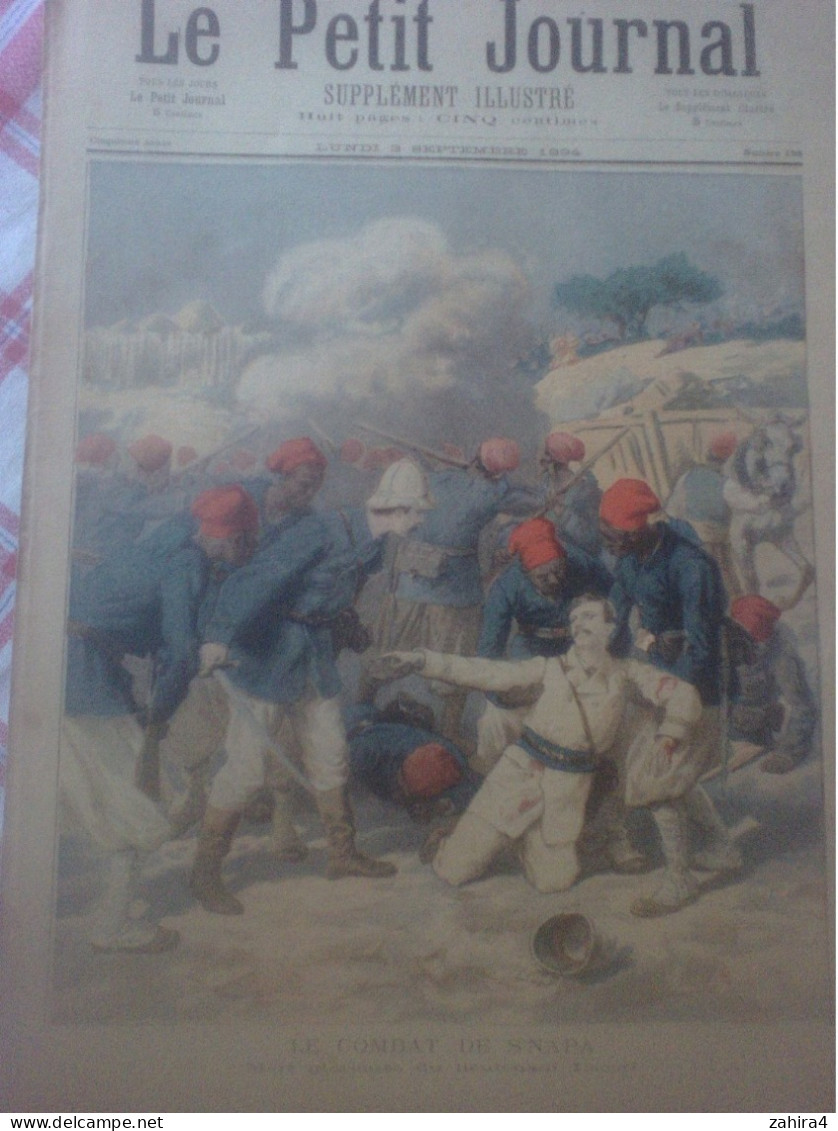 Le Petit Journal N°198 Le Combat De S'napa Mort Du Lieutenant Lecerf Carte De Corée Braconnage Dans Environs De Paris - Magazines - Before 1900