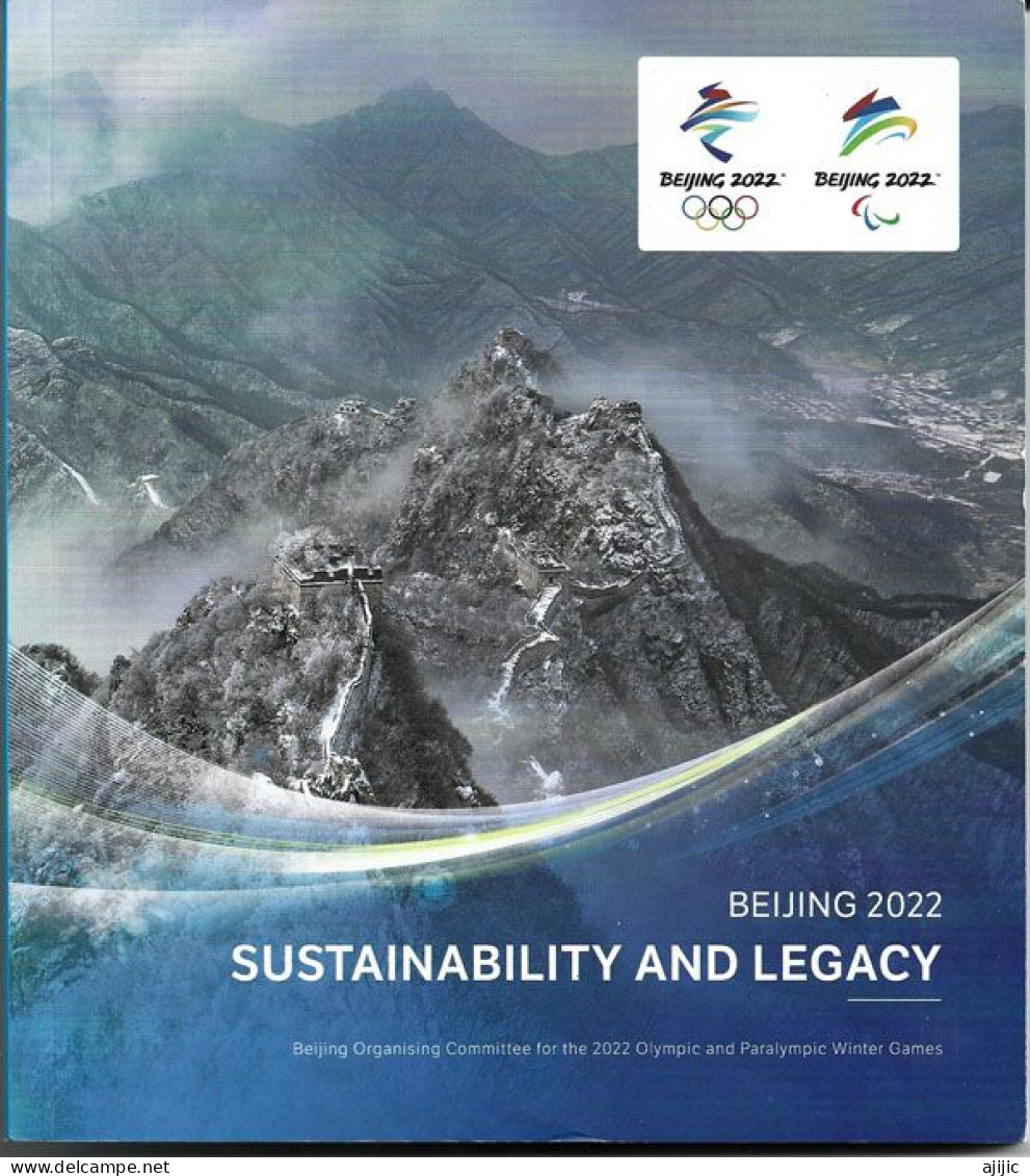 BEIJING OLYMPICS 2022.    Historic Full Color Book 108 Pages , 220 Gr.  (NEW-UNUSED) - Winter 2022: Beijing