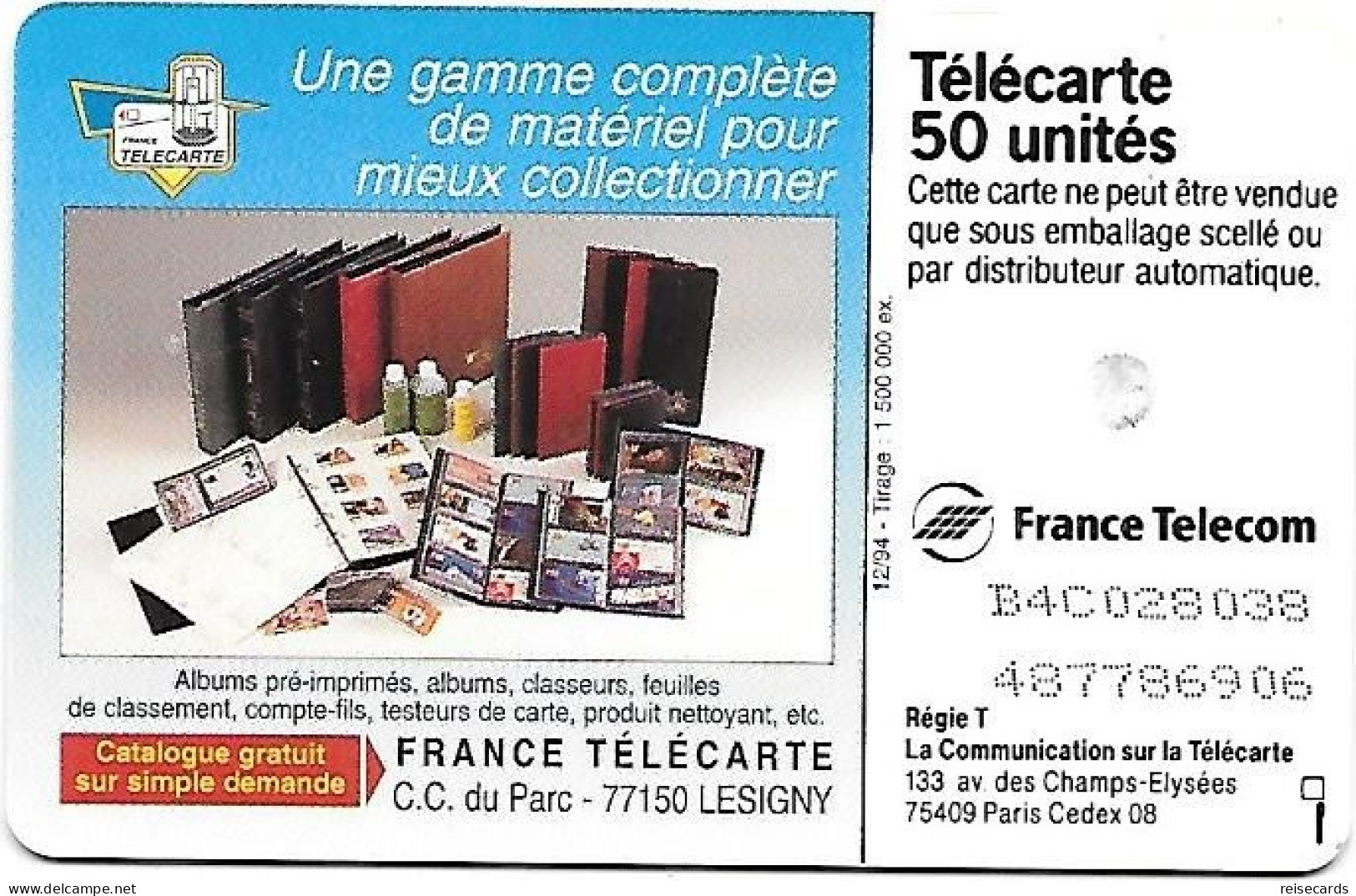 France. France Telecom F530 La Cote En Poche - 1994