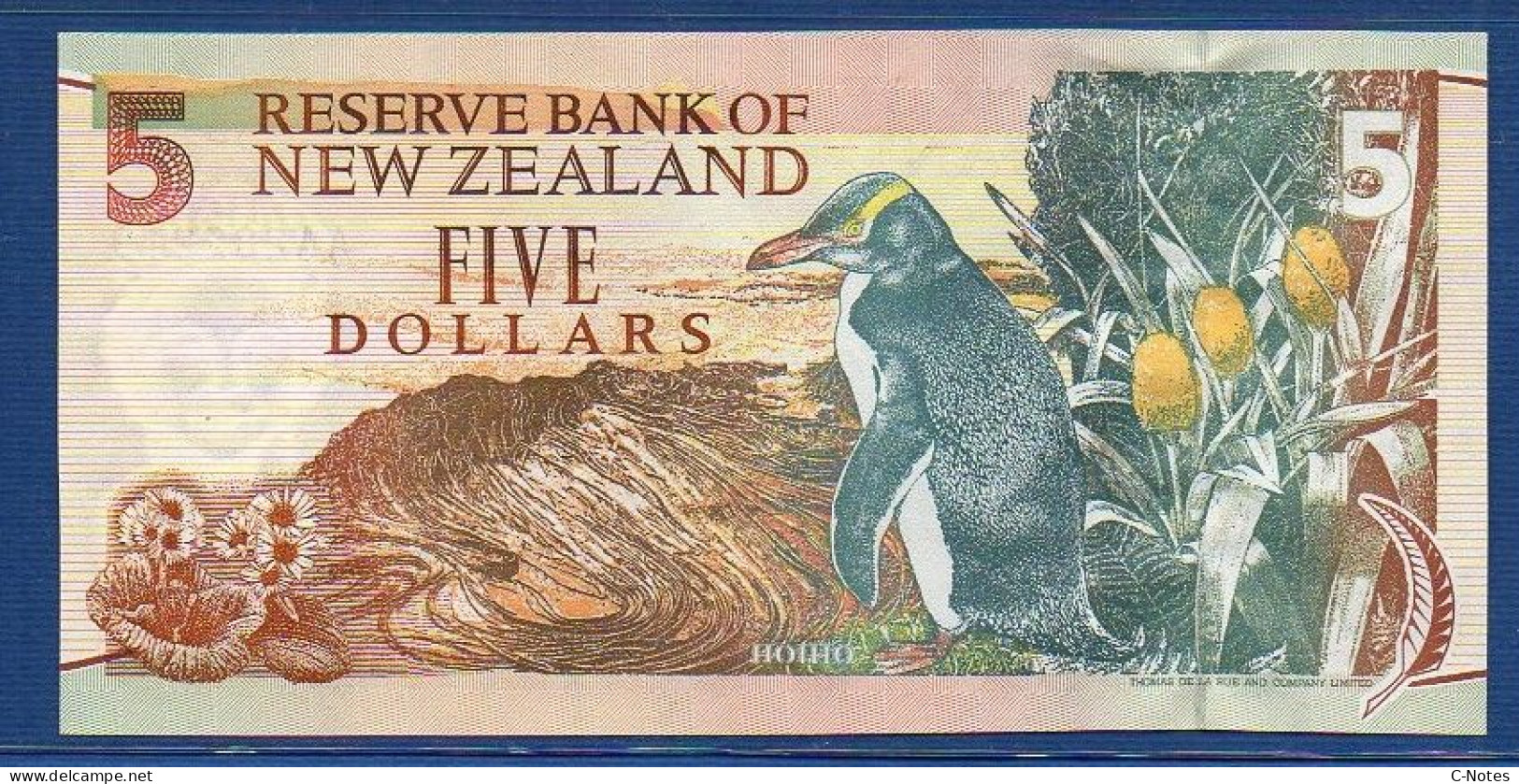 NEW ZEALAND  - P.177 – 5 Dollars ND (1992) UNC, S/n AA282219 - Nouvelle-Zélande