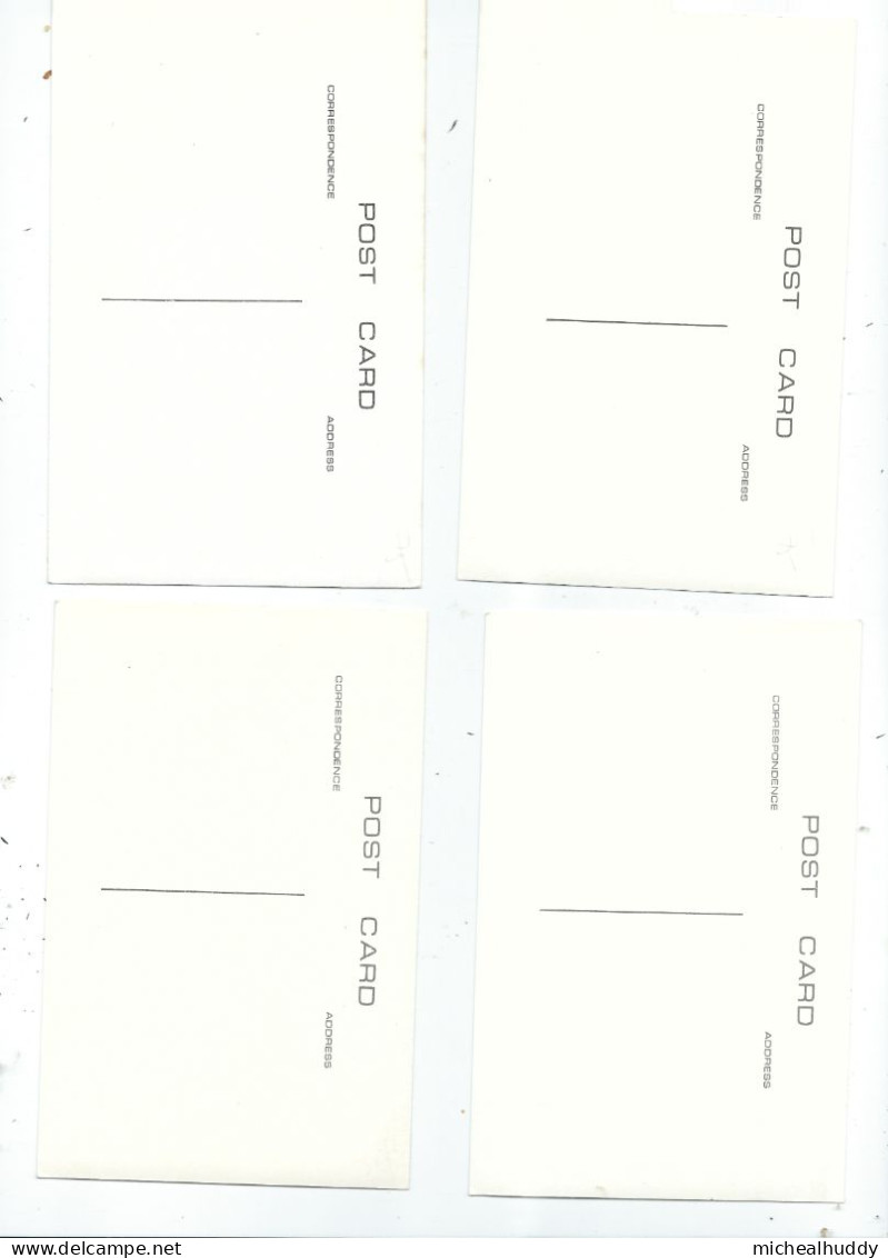 4 POSTCARDS PAMLIN PRINTS  NORWICH - Norwich