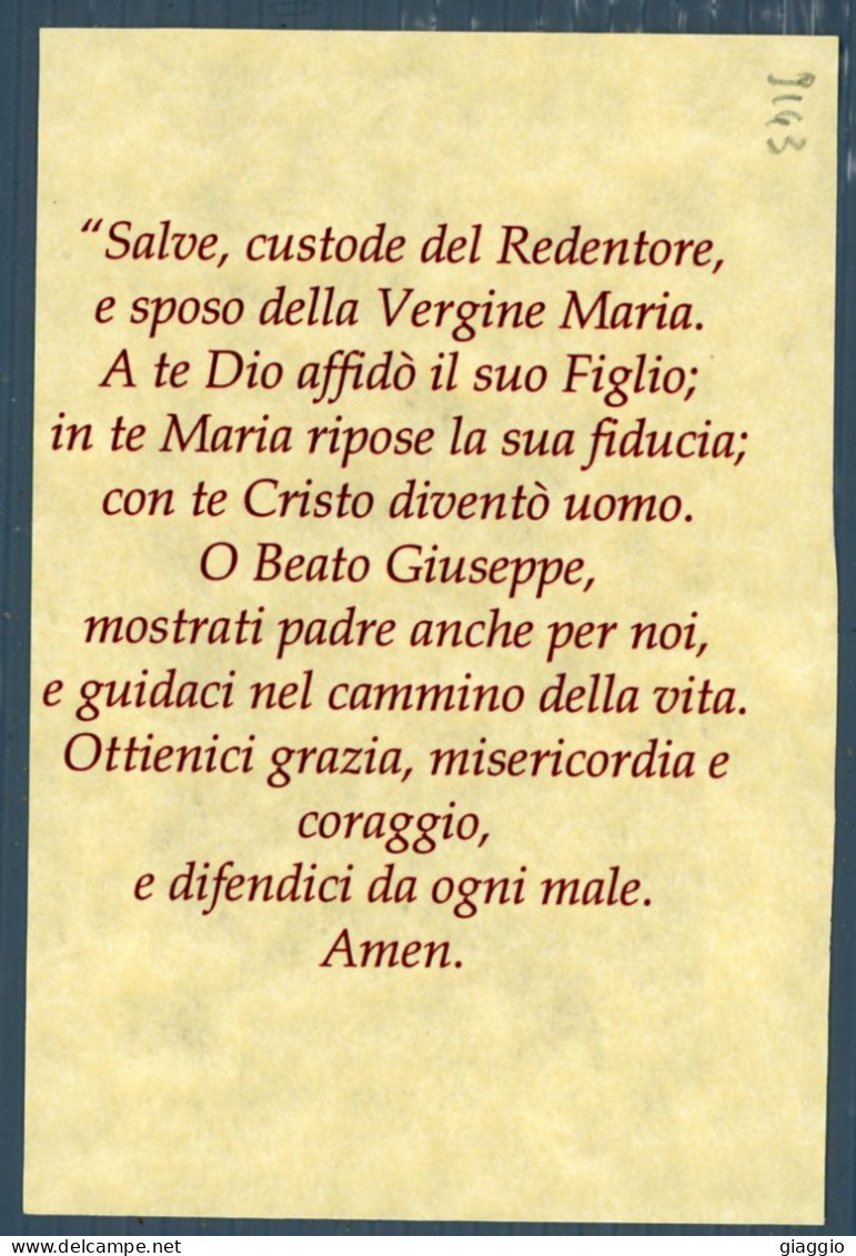 °°° Santino N. 9143 - Io Sono Solo Un'ombra °°° - Religione & Esoterismo