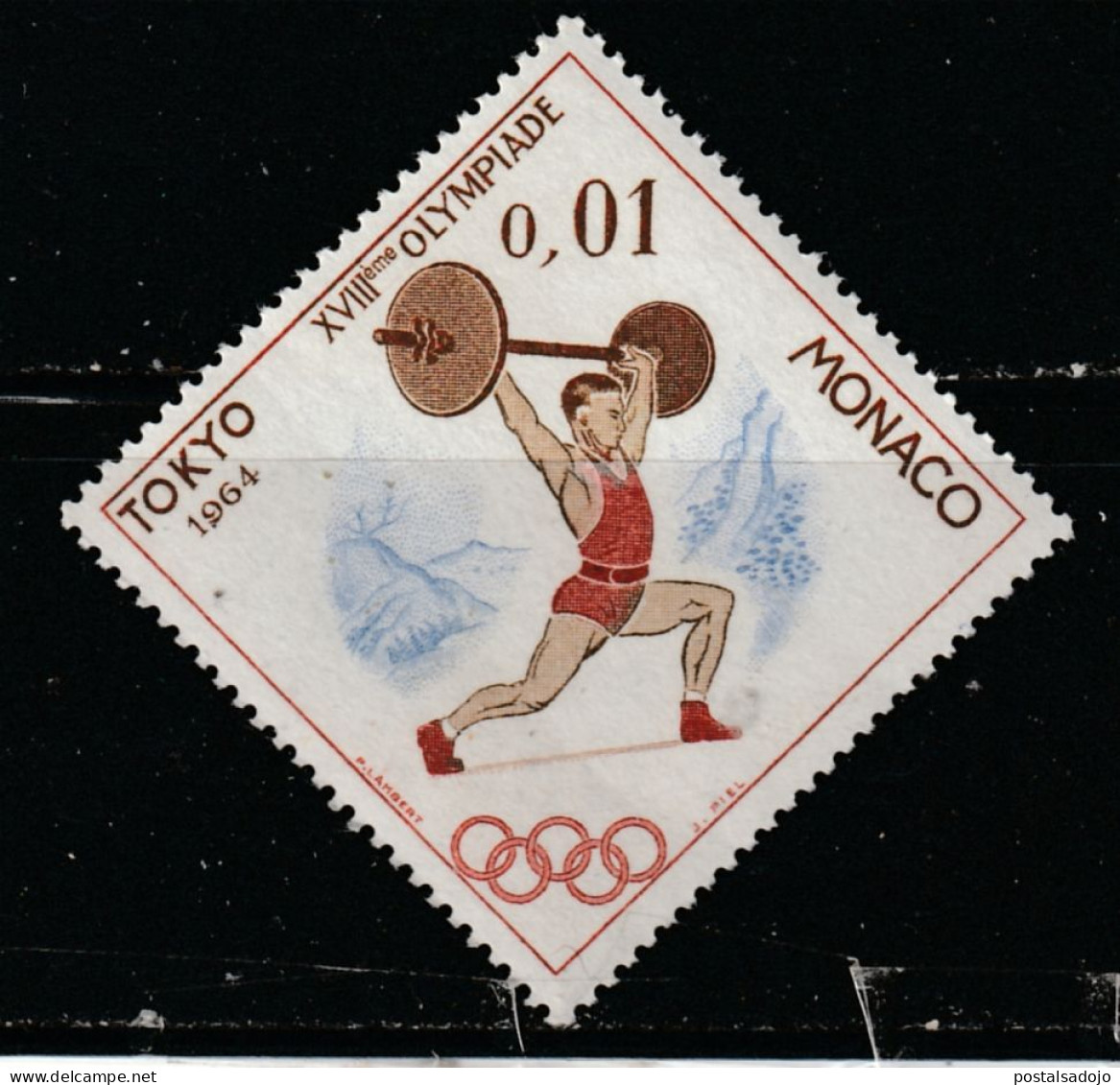 MONACO 250 // YVERT 654 // 1964 - Unused Stamps