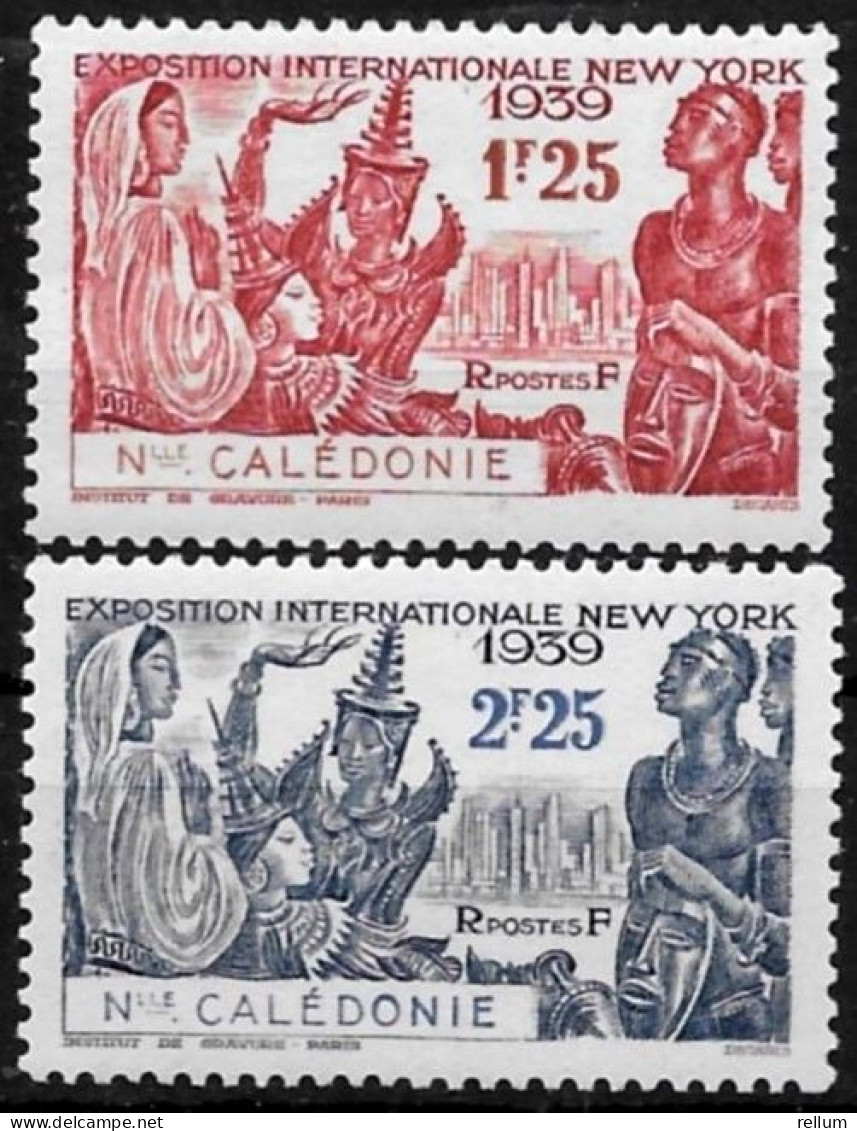 Nouvelle Calédonie 1939   Yvert Nr. 173/174  Michel Nr. 214/215 ** (+30%) - Ungebraucht