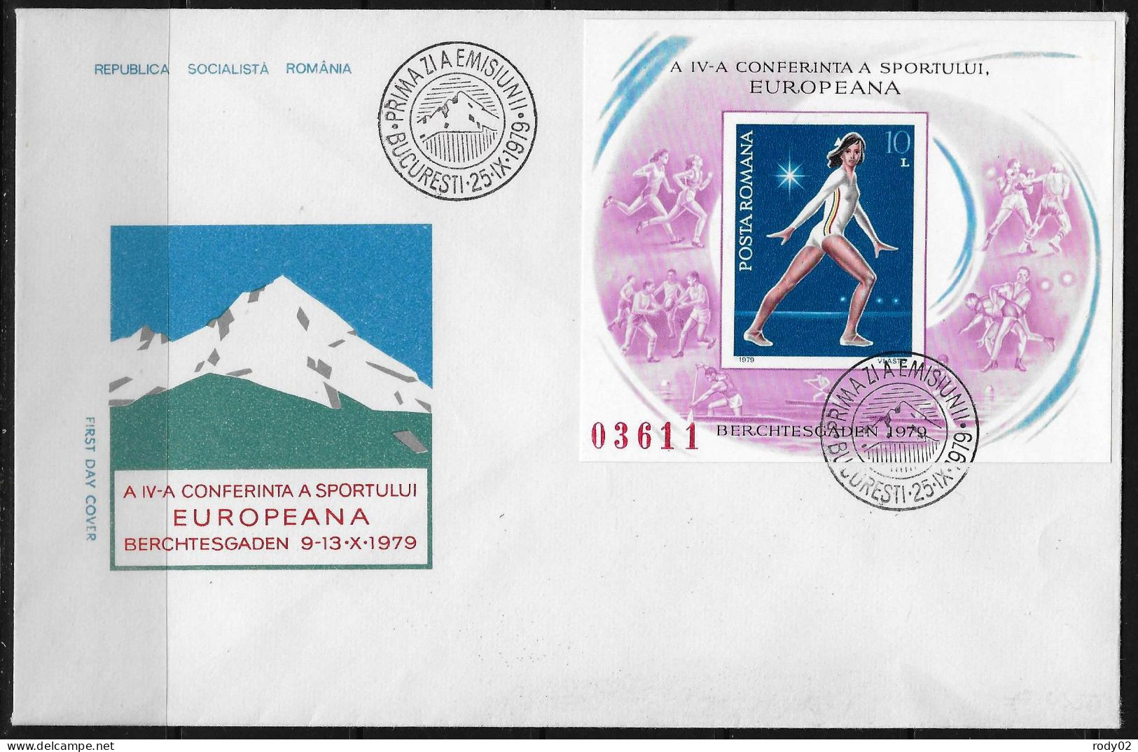 ROUMANIE - GYMNASTIQUE - ENVELOPPE 1ER JOUR - BF 137A - NEUF** MNH - Gymnastique