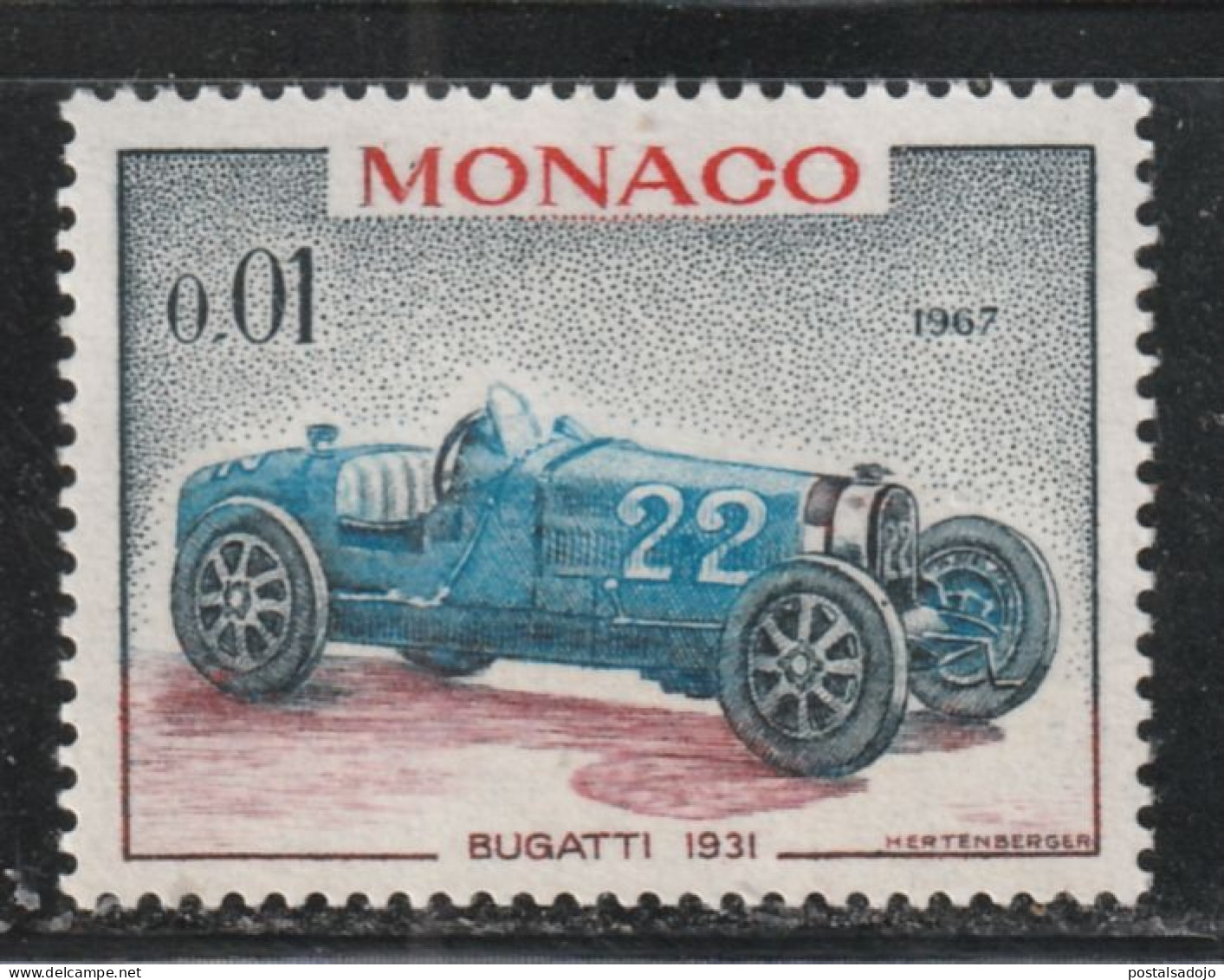 MONACO 251 // YVERT 708 // 1967 - Ongebruikt