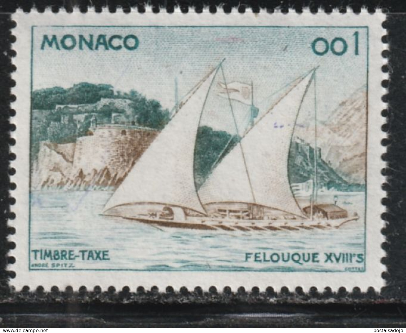 MONACO 252 // YVERT   1, TAXE // 1960 - Ongebruikt