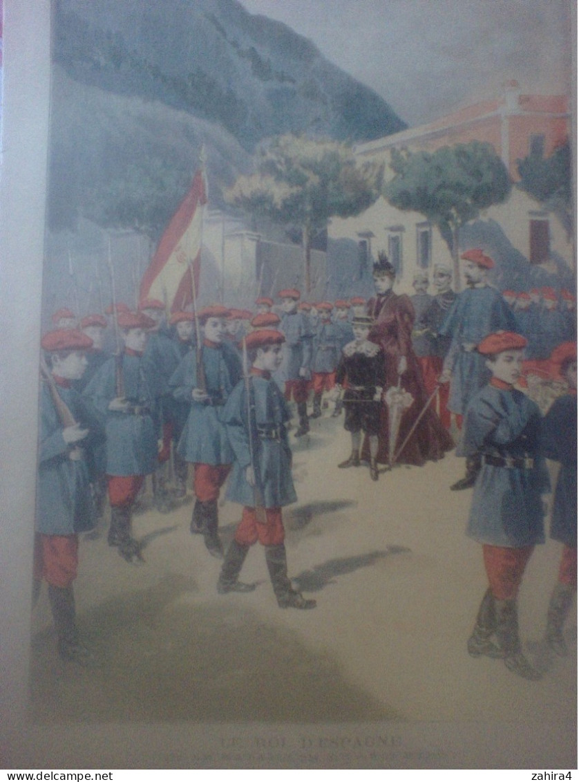 L Petit Journal 193 Caserio Assassin Pdt Carnot Affiche Chemin Fer Genève Pelvoux Algérie Zermatt Roi Espagne  Roi-bébé - Tijdschriften - Voor 1900