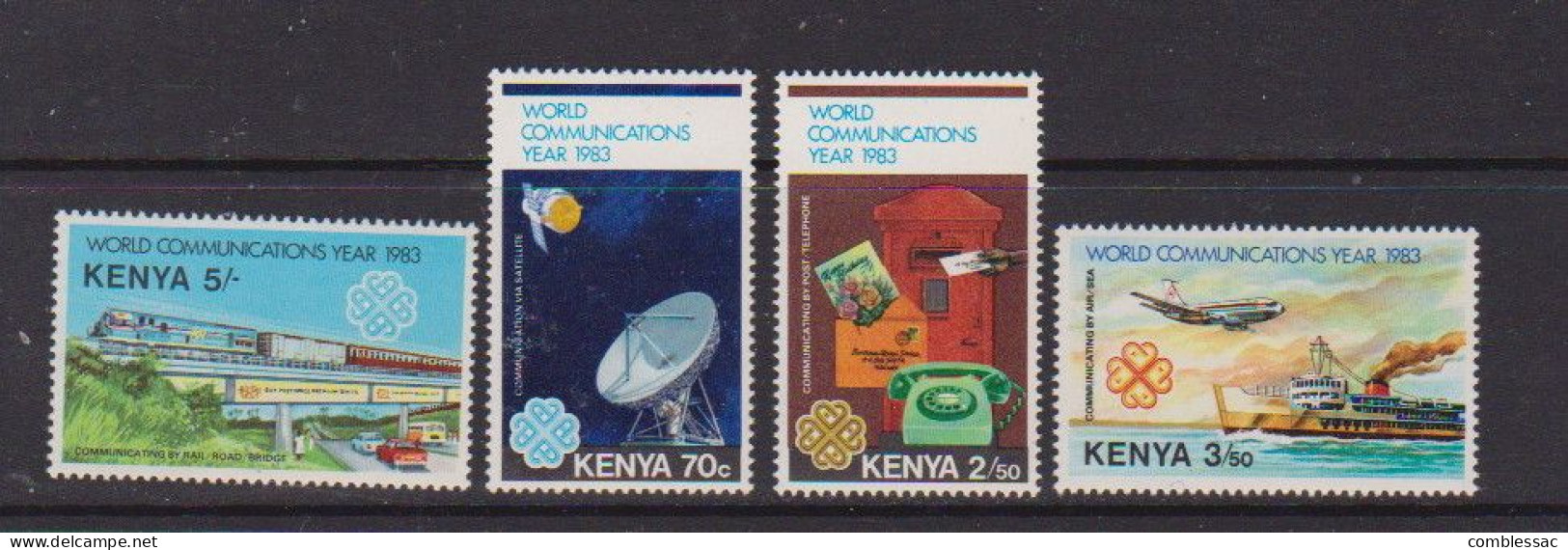 KENYA     1983    World  Communication  Year    Set  Of  4    MNH - Kenya (1963-...)