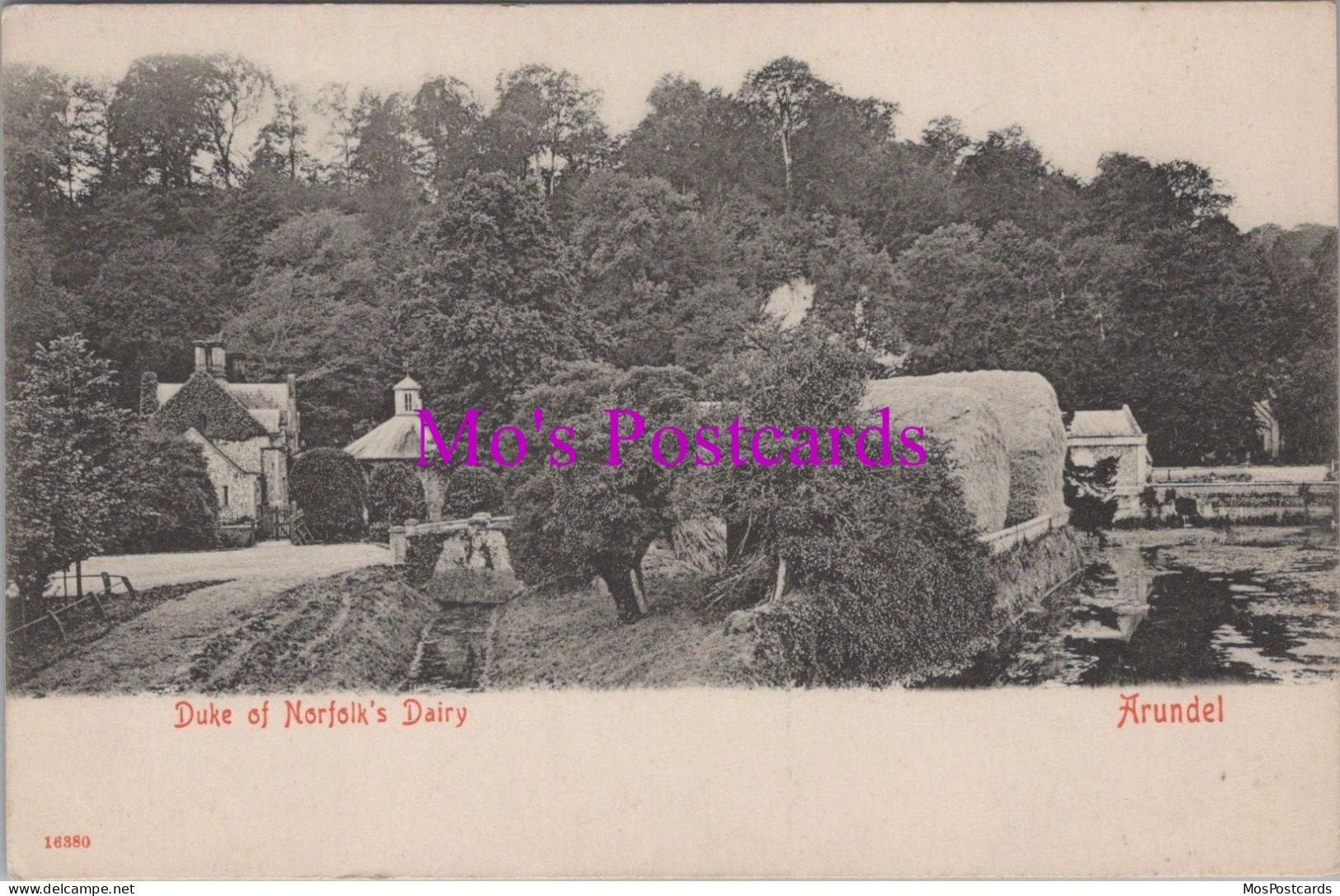 Sussex Postcard - Arundel, Duke Of Norfolk's Dairy  DZ137 - Arundel