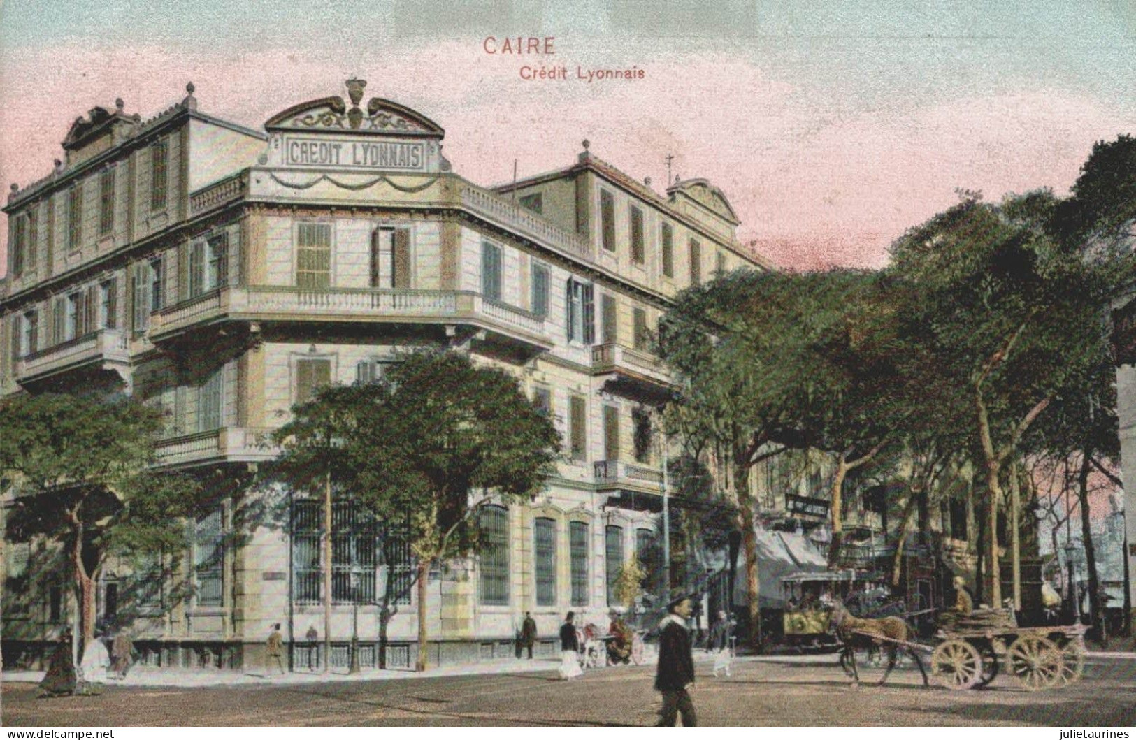 LE CAIRE CREDIT LYONNAIS  CPA BON ETAT - Cairo