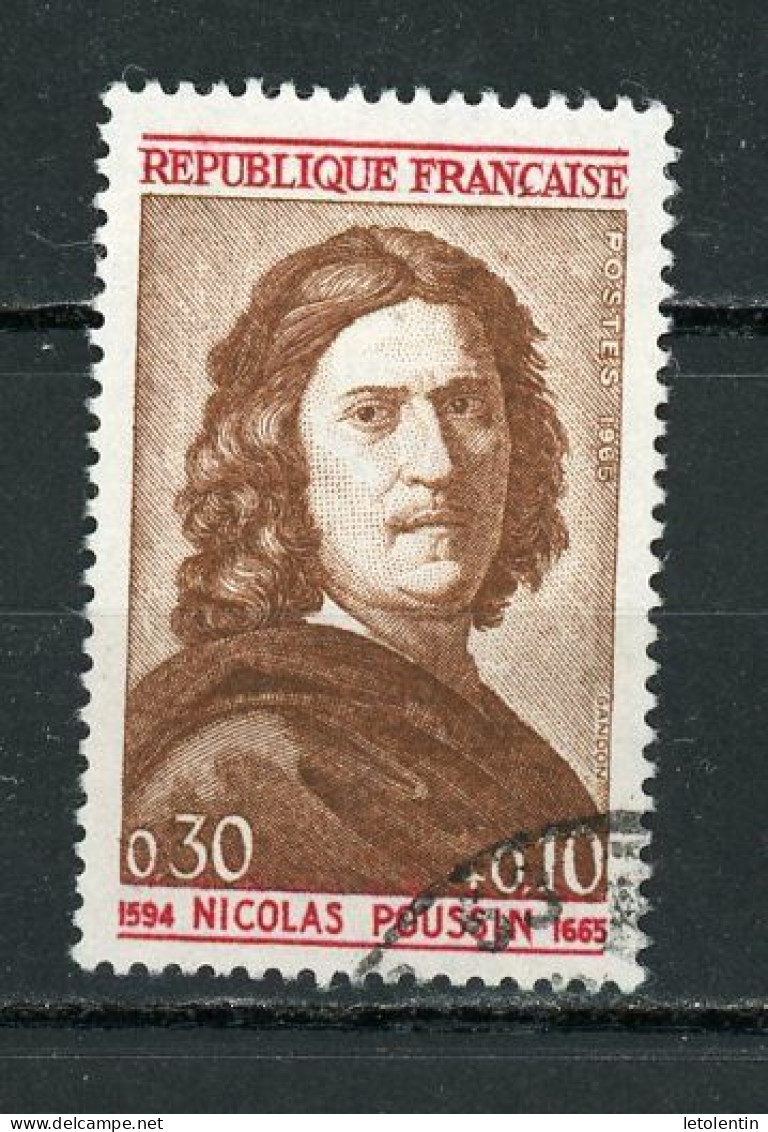FRANCE - NICOLAS POUSSIN - N° Yvert 1443 Obli. - Used Stamps