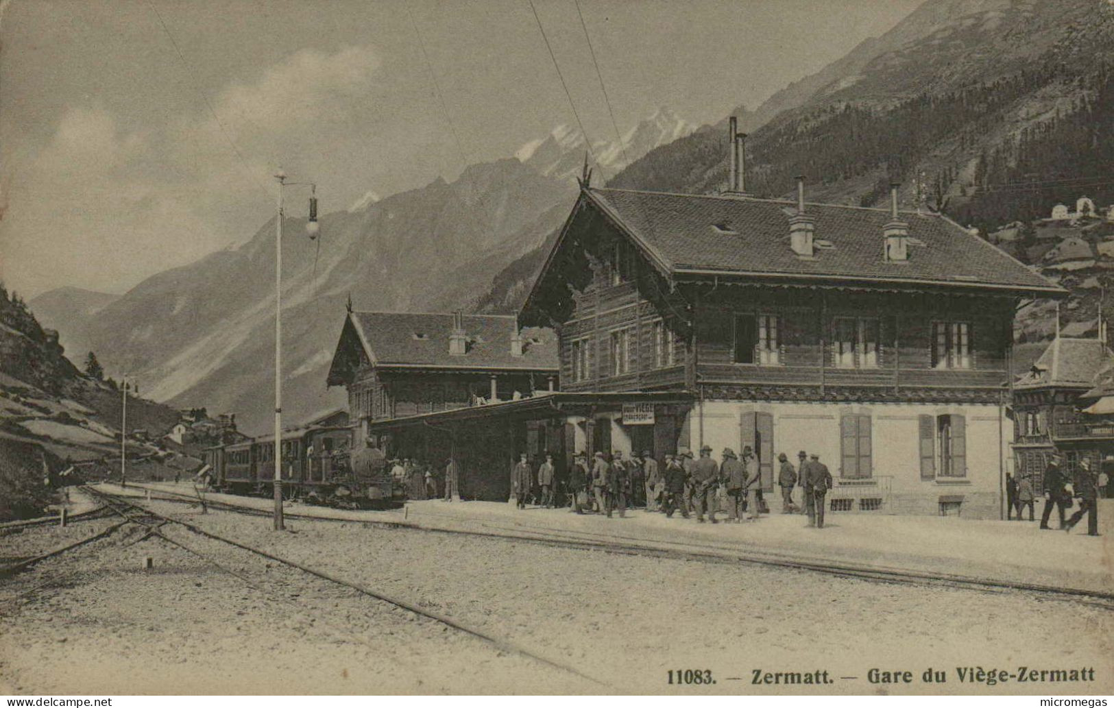 ZERMATT - Gare Du Viège-Zermatt - Estaciones Con Trenes