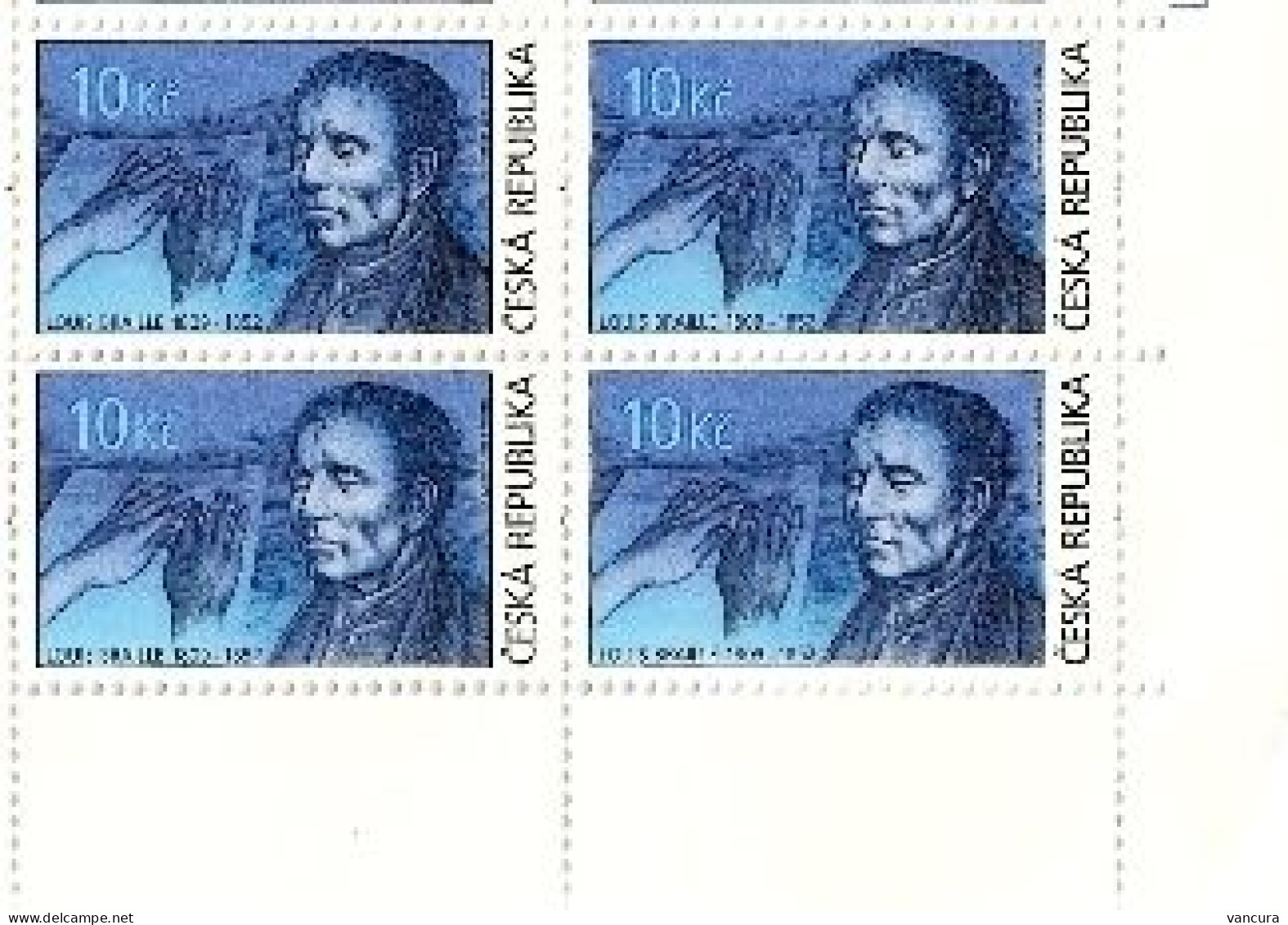 ** 585 Czech Republic L. Braille 2009 - Unused Stamps