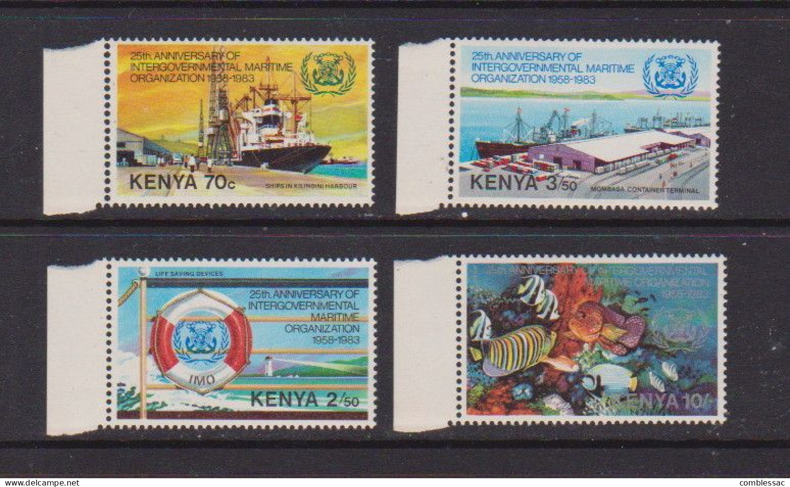 KENYA     1983    25th  Anniv  Of  Inter  Maritine  Organisation    Set  Of  4    MNH - Kenia (1963-...)