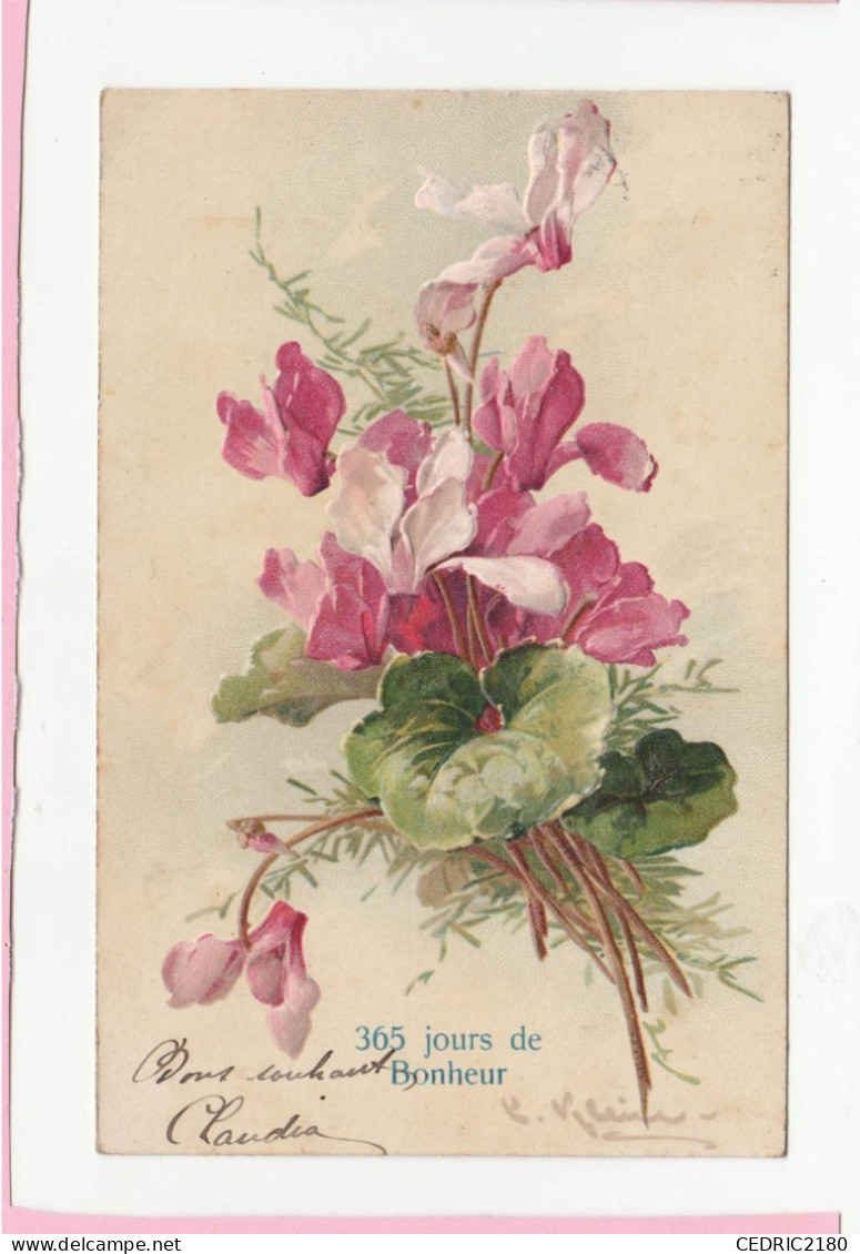 CARTE GAUFREE FLEURS 365 JOURS DE BONHEUR - Blumen