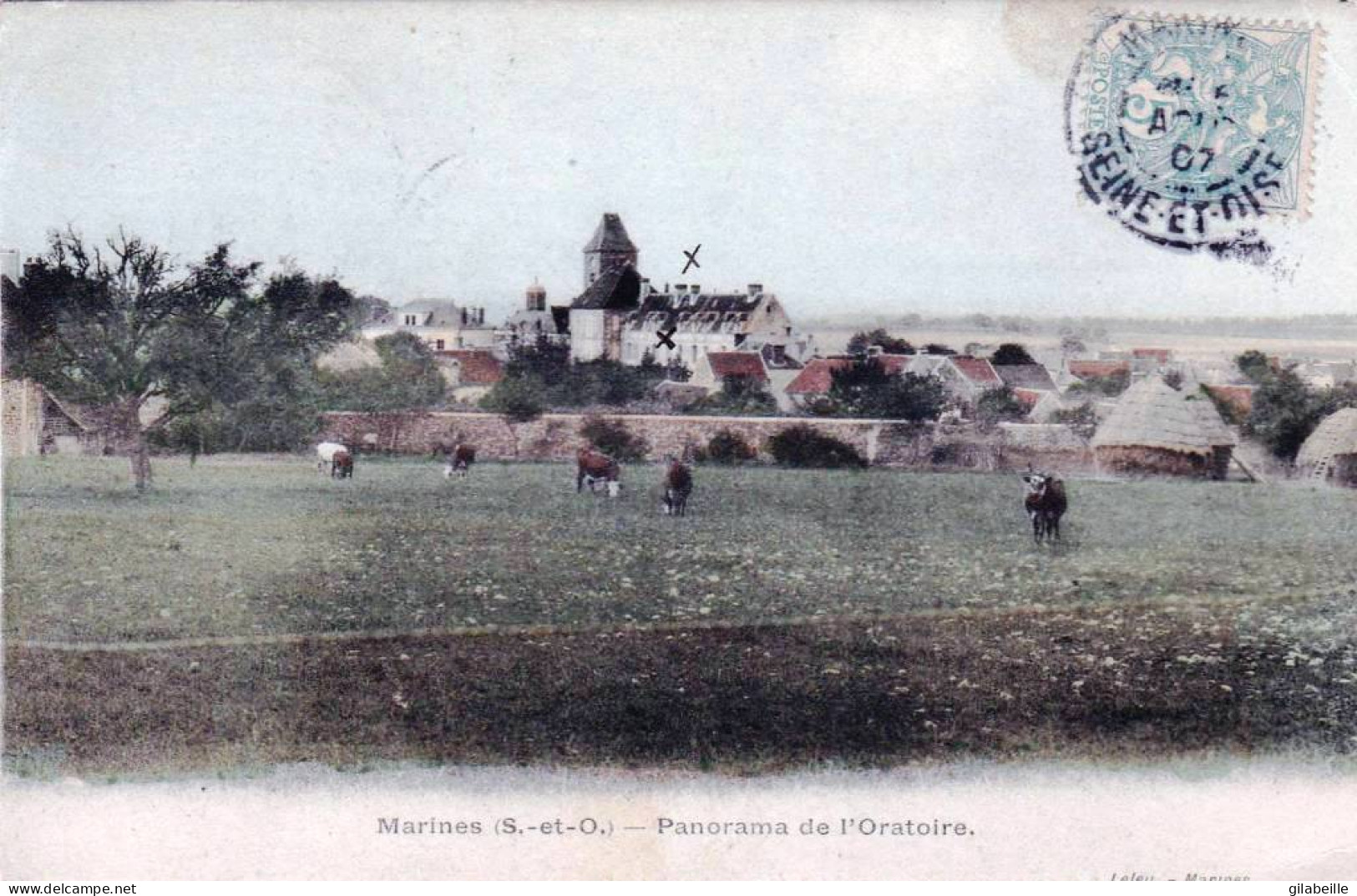 95 - Val D Oise -  MARINES -  Panorama De L Oratoire - Marines
