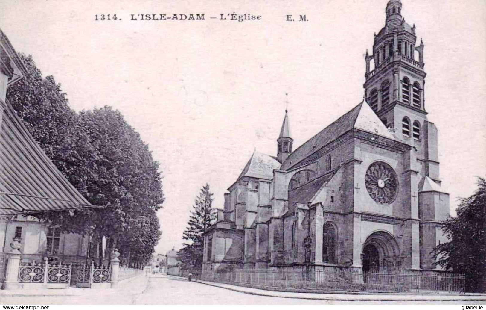 95 - Val D Oise -  L ISLE ADAM - L'église - L'Isle Adam