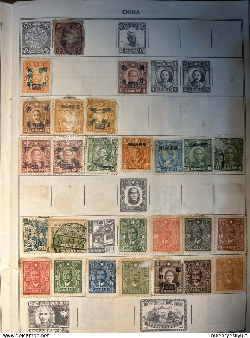 Special And Unique Stamps From All Countries From The Late 1800s And 1900s - Collezioni (in Album)