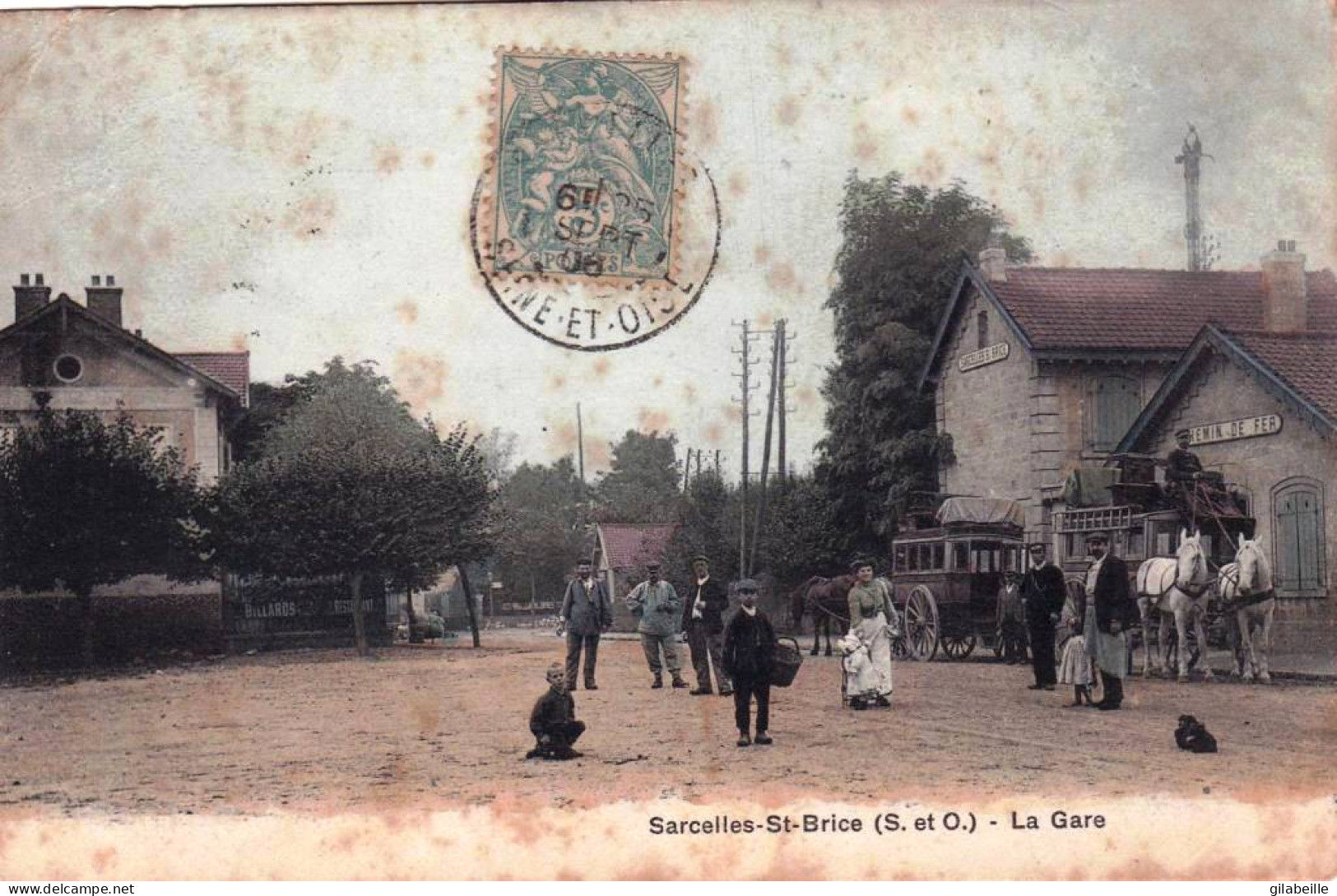 95 - Val D Oise - SARCELLES - SAINT BRICE -  La Gare - Sarcelles