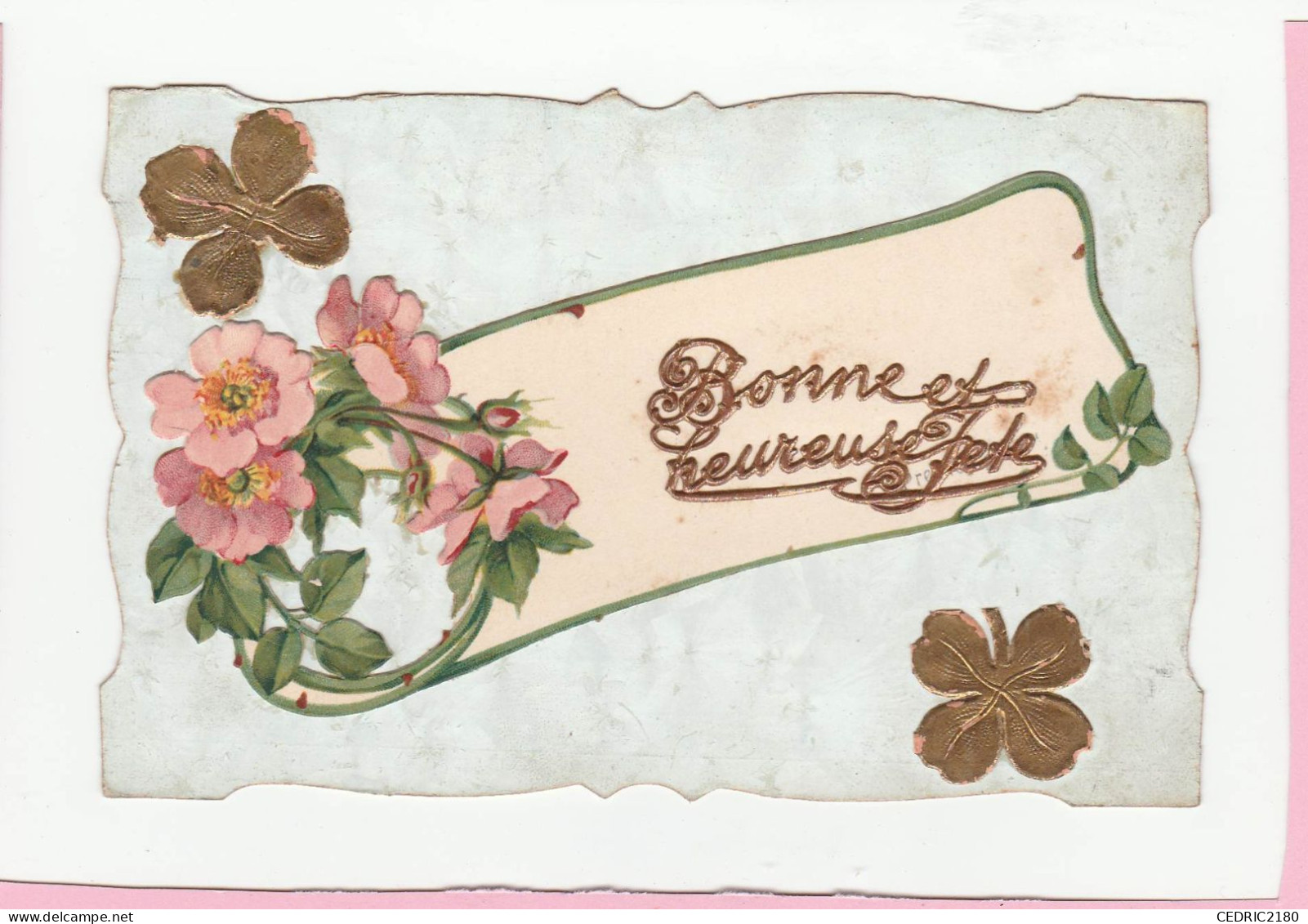 CARTE BONNE ET HEUREUSE FETE EN RELIEF - Fête Des Mères