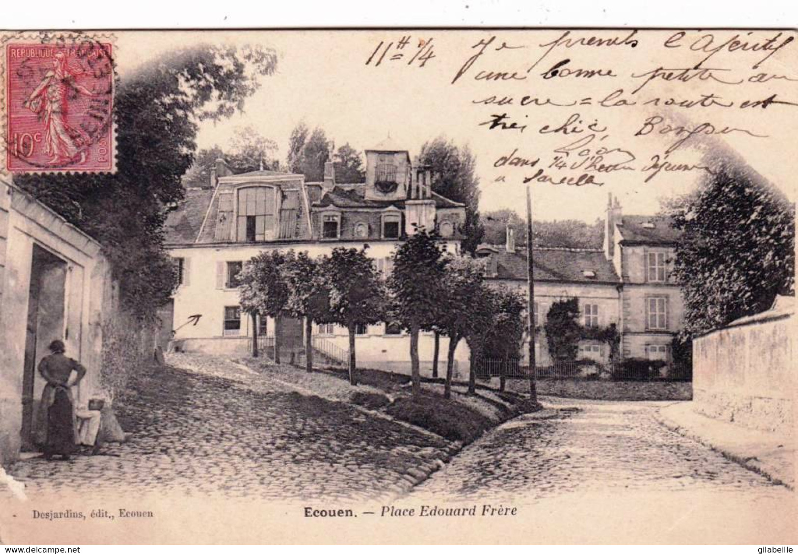 95 - Val D'oise -  ECOUEN - Place Edouard Frere - Ecouen