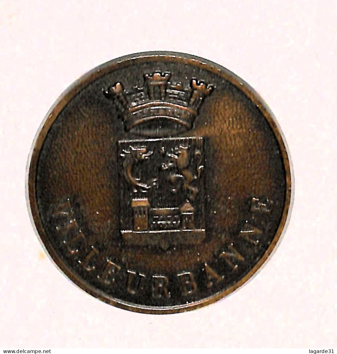 Medaille Ville De Villeurbanne (60 Mm) Unique Sur Delcampe - Otros & Sin Clasificación