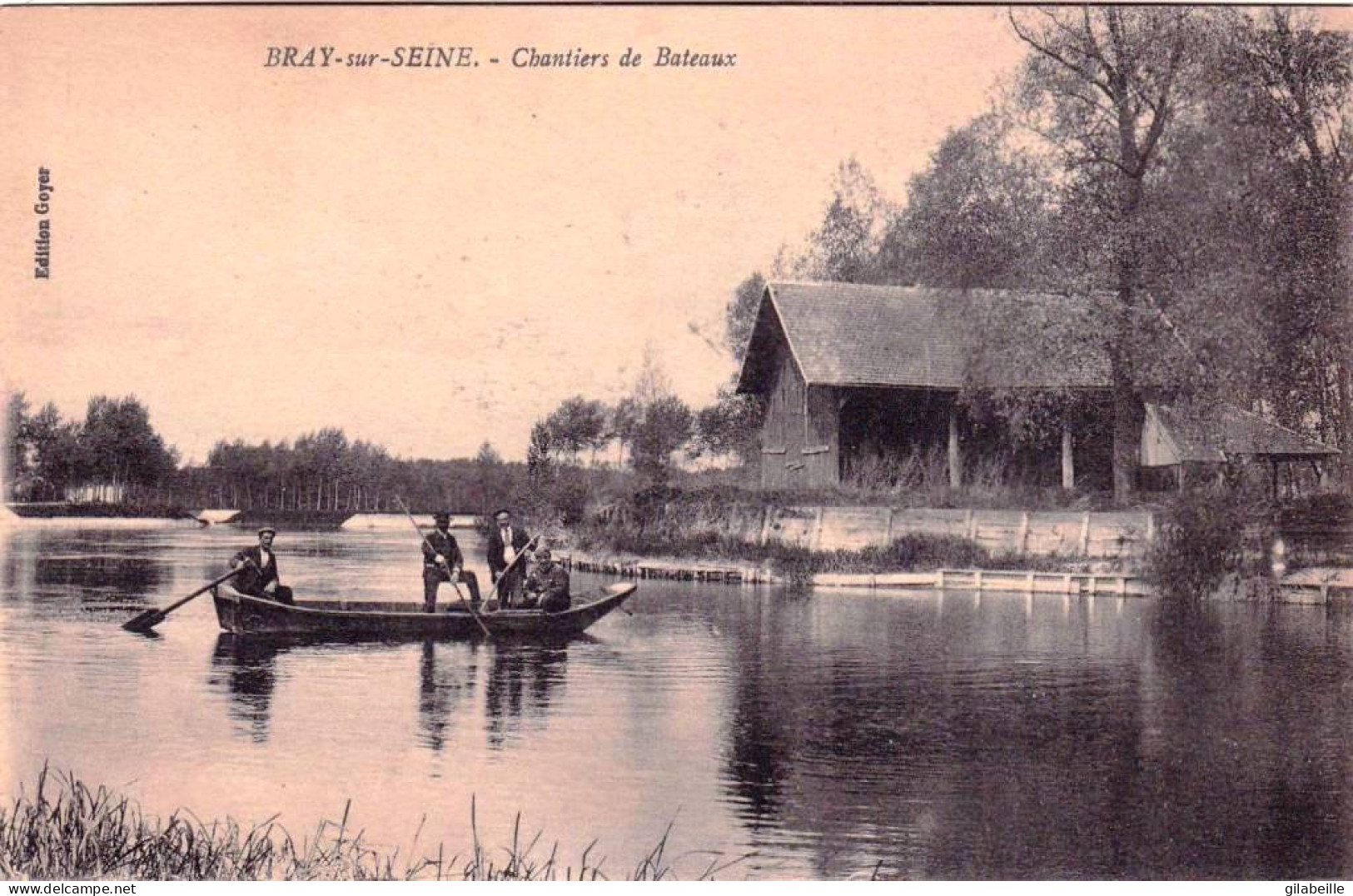 77 - Seine Et Marne - BRAY Sur SEINE -  Chantiers De Bateaux - Bray Sur Seine