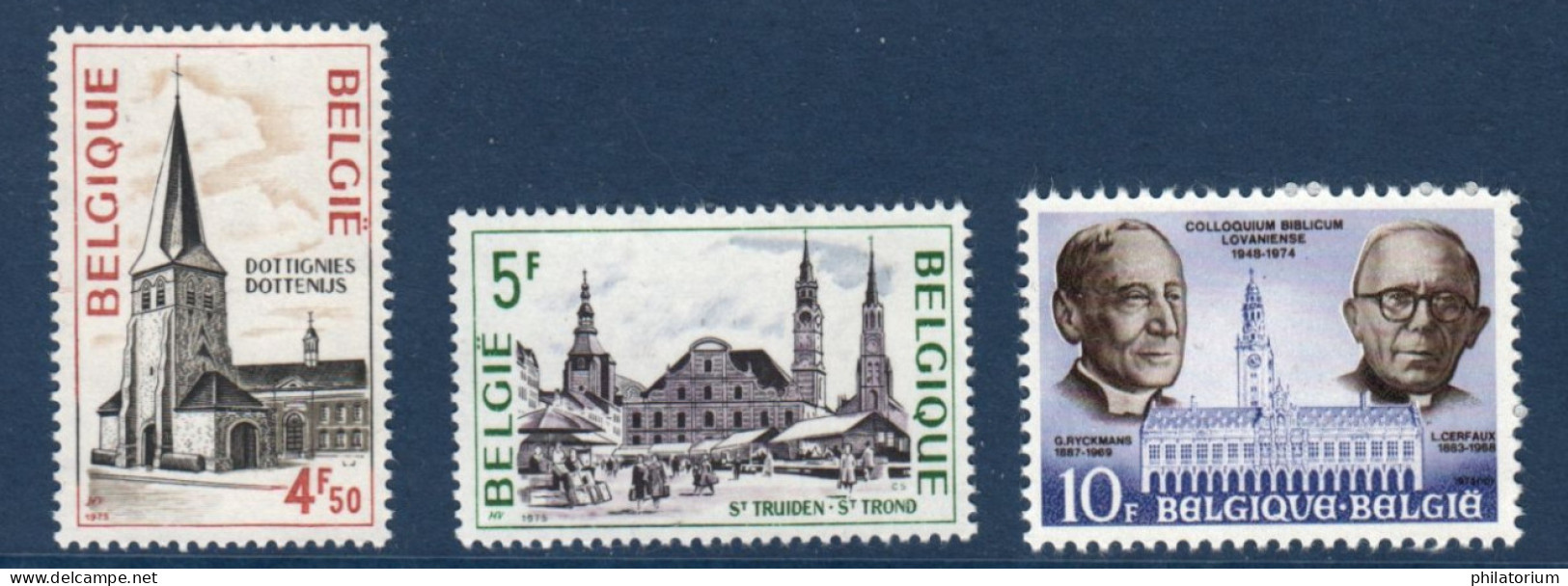 Belgique, België, **, Yv 1763, 1764, 1765, Mi 1824, 1825, 1826, SG 2394, 2395, 2396, - Unused Stamps