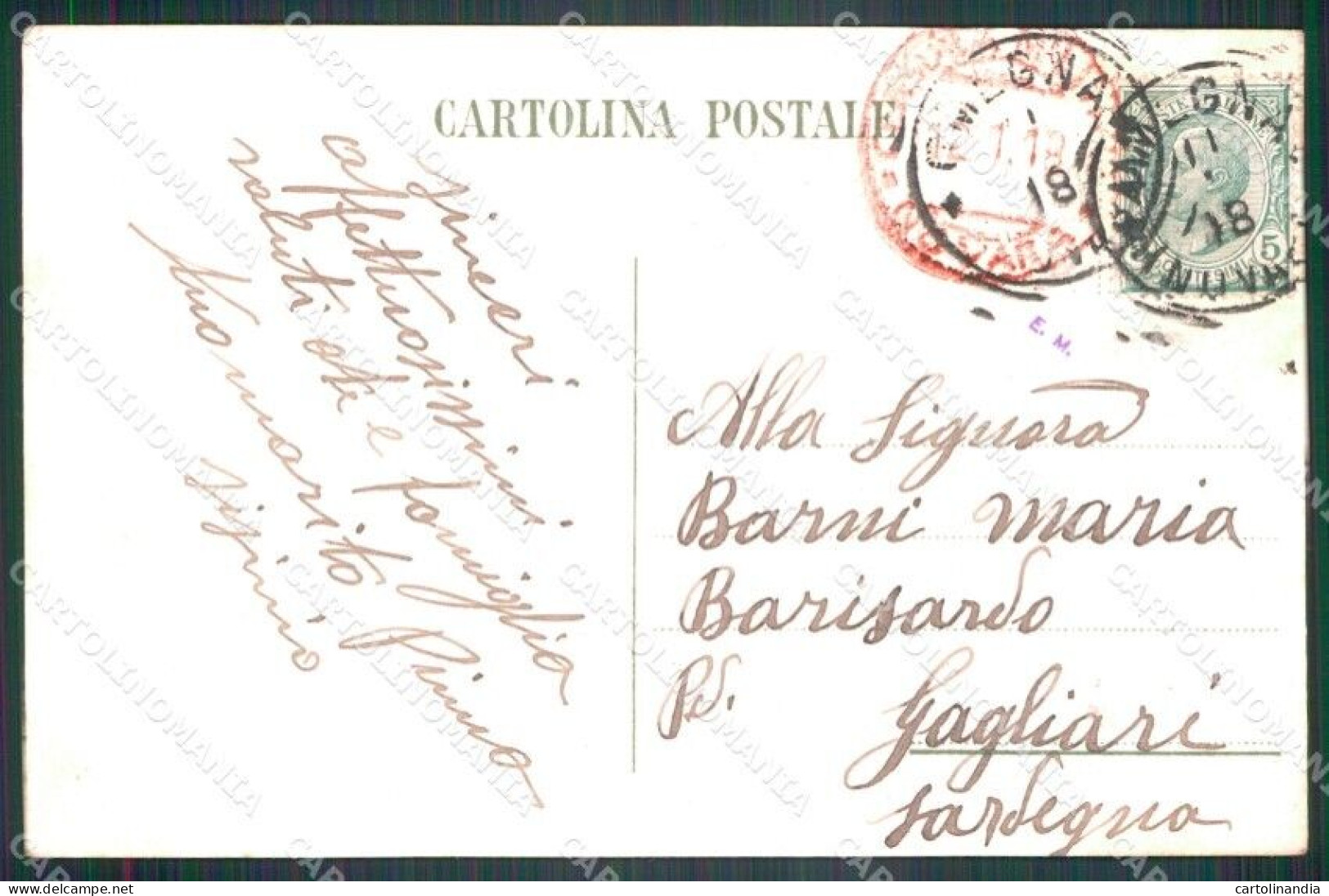 Militari Reggimentali 23º Reggimento Fanteria Novara 1918 Cartolina XF4591 - Regiments