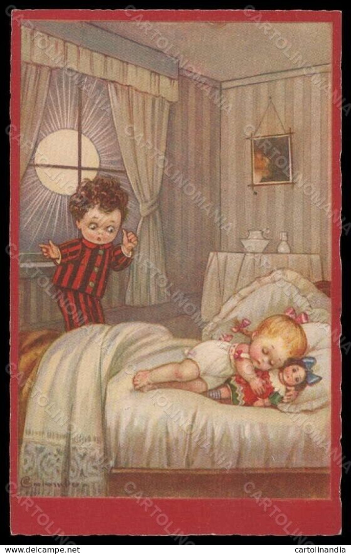 Artist Signed Illustratori Colombo Children Doll Serie 2126 Postcard VK6469 - Sonstige & Ohne Zuordnung