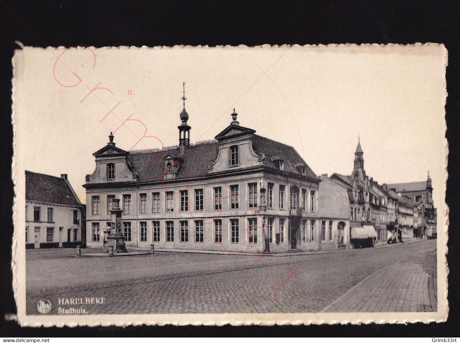 Harelbeke - Stadhuis - Postkaart - Harelbeke