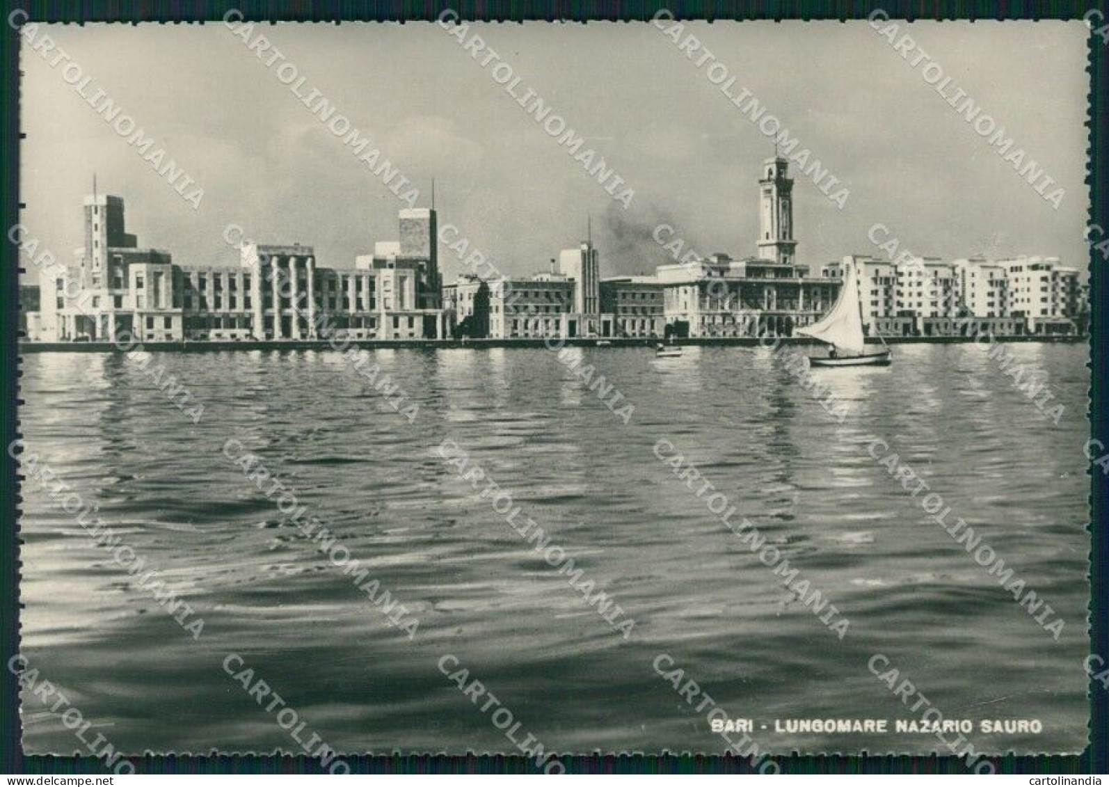 Bari Città PIEGHINA Foto FG Cartolina KB4135 - Bari