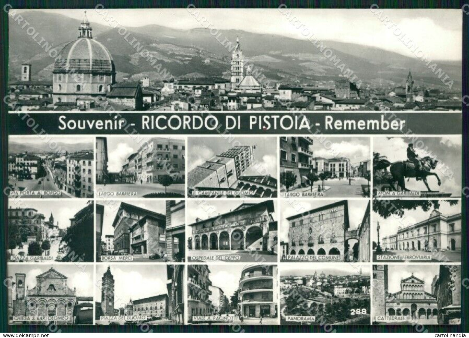 Pistoia Città Foto FG Cartolina ZK6127 - Pistoia