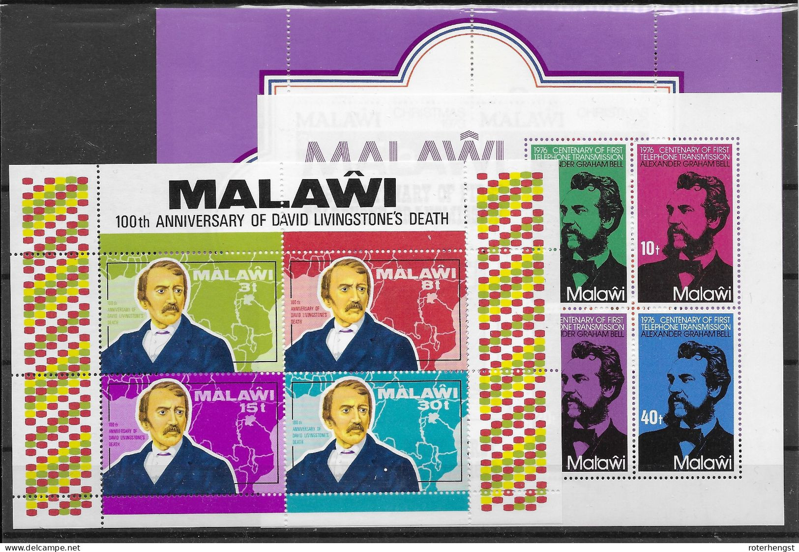 Malawi Mnh ** 6 Sheets (2 Scans) 19 Euros - Malawi (1964-...)