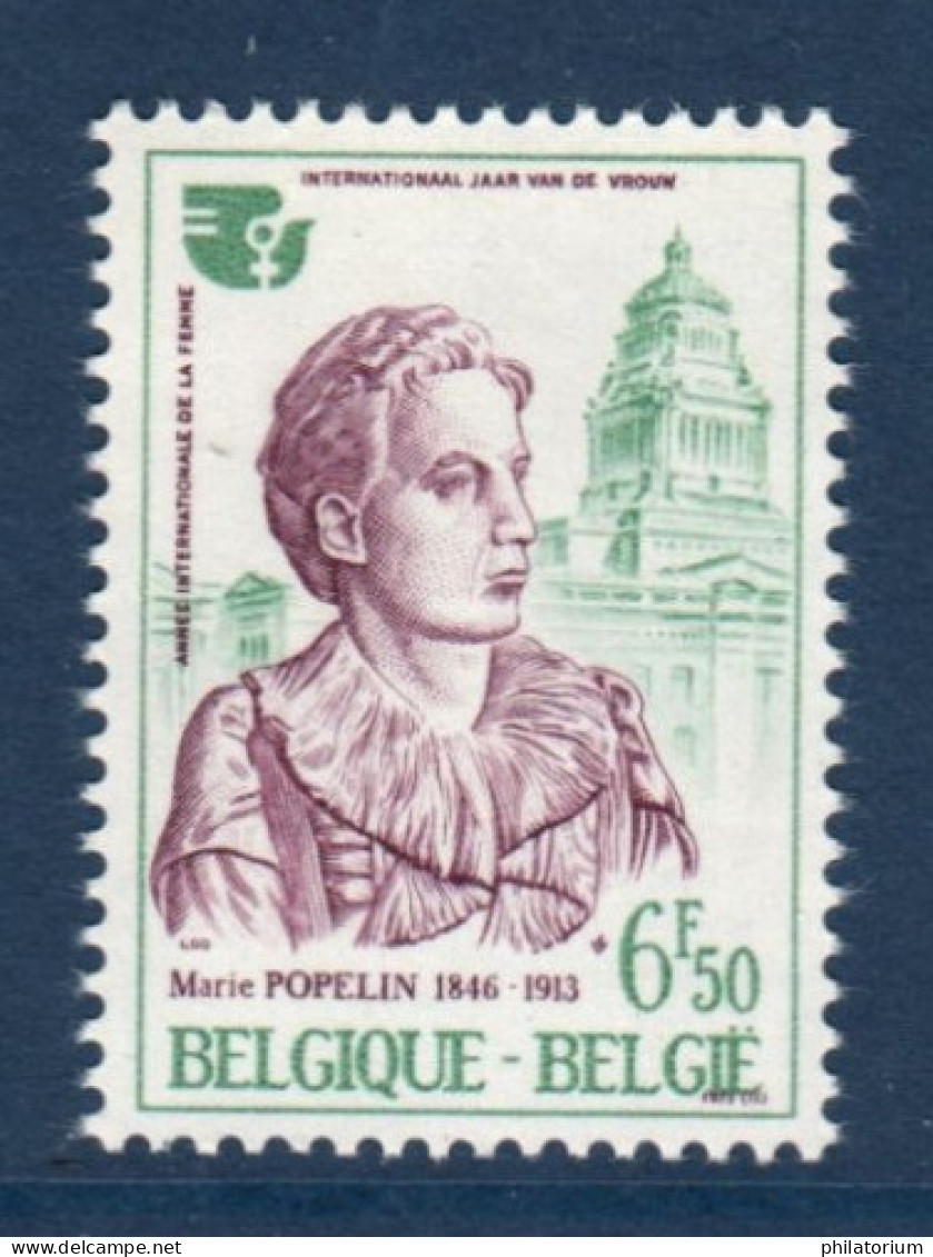 Belgique, België, **, Yv 1767, Mi 1828, SG 2398, Marie Popelin  Juriste, Institutrice, Ligue Belge Du Droit Des Femmes, - Autres & Non Classés