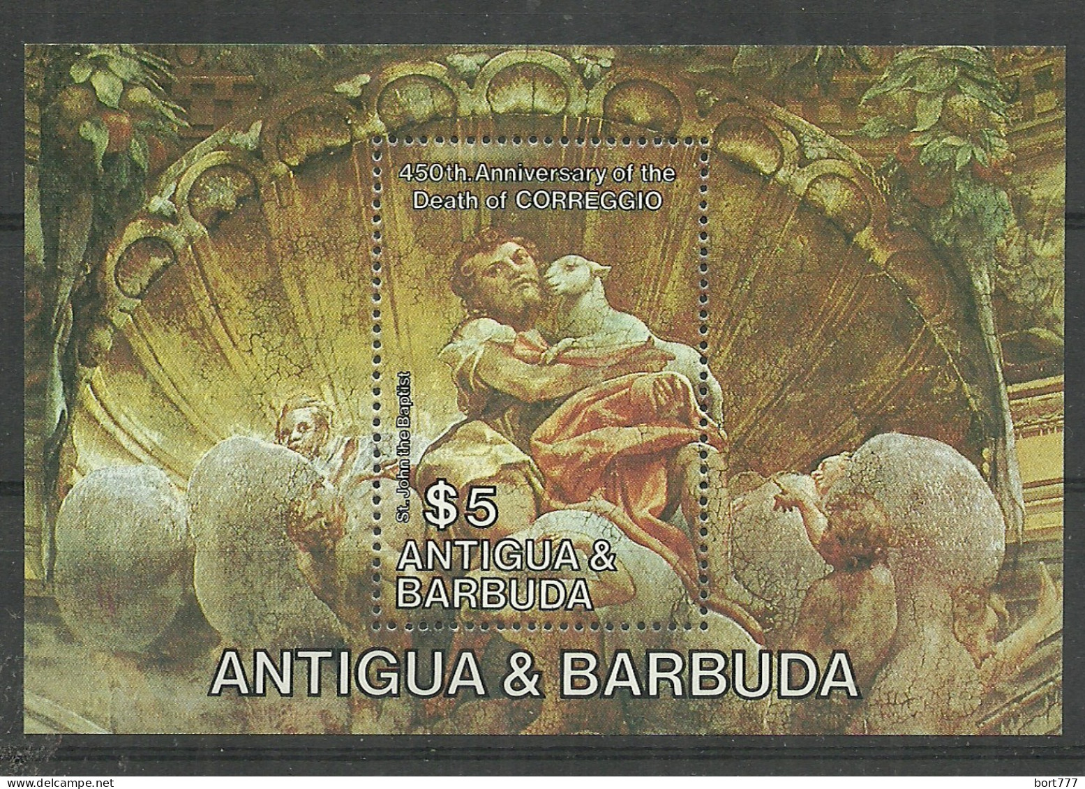 Antigua Barbuda 1984 Year , Mint Block MNH (**) Religion - Antigua And Barbuda (1981-...)