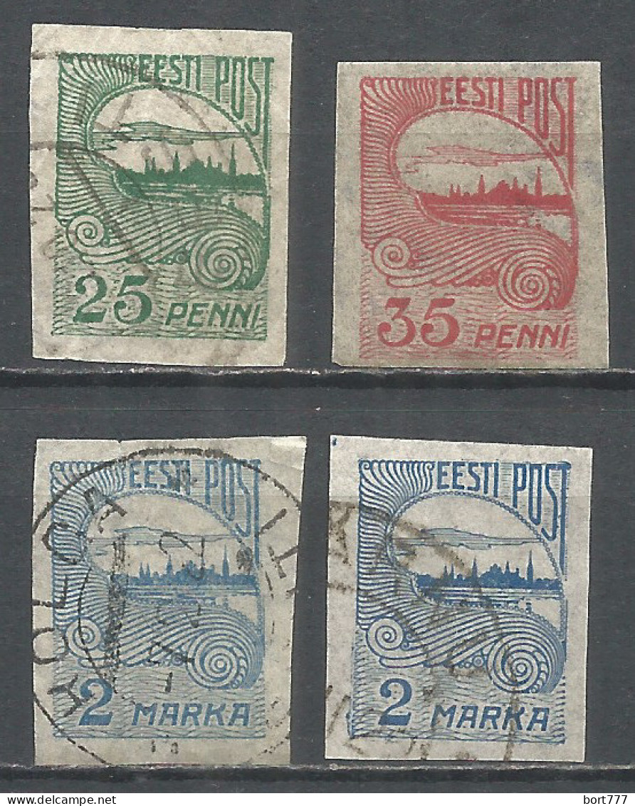 Estonia 1920 Year Used Stamps Mich.# 15-17 - Estonia