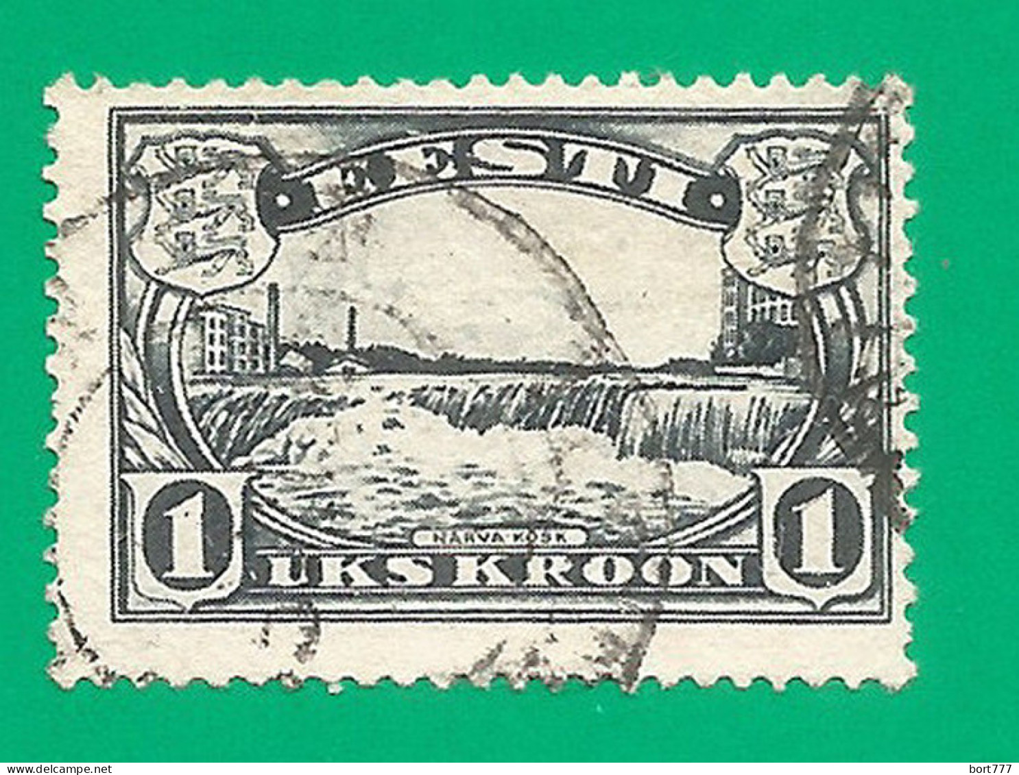 Estonia 1933 Year Used Stamp Mich.# 98 - Estonie