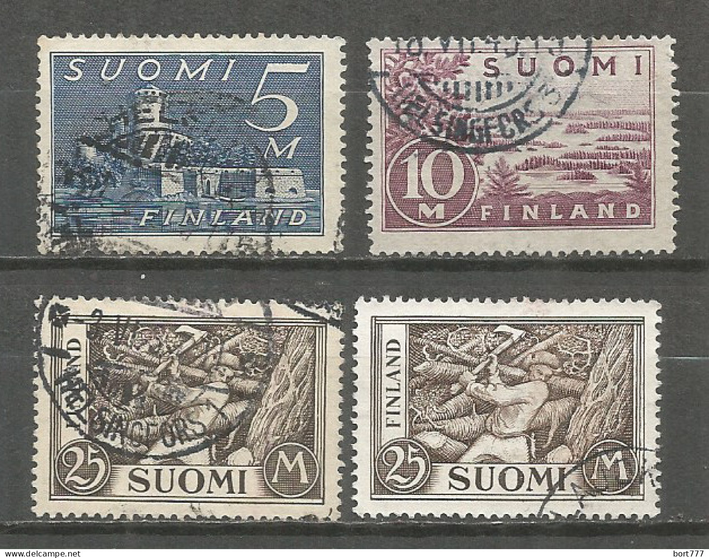 Finland 1930 Used Stamps 4v - Gebruikt