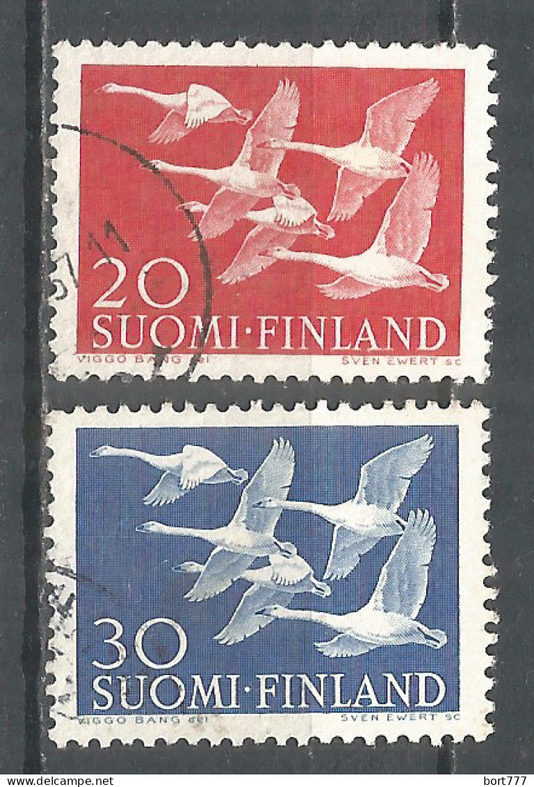 Finland 1956 Used Stamps Set Birds - Oblitérés