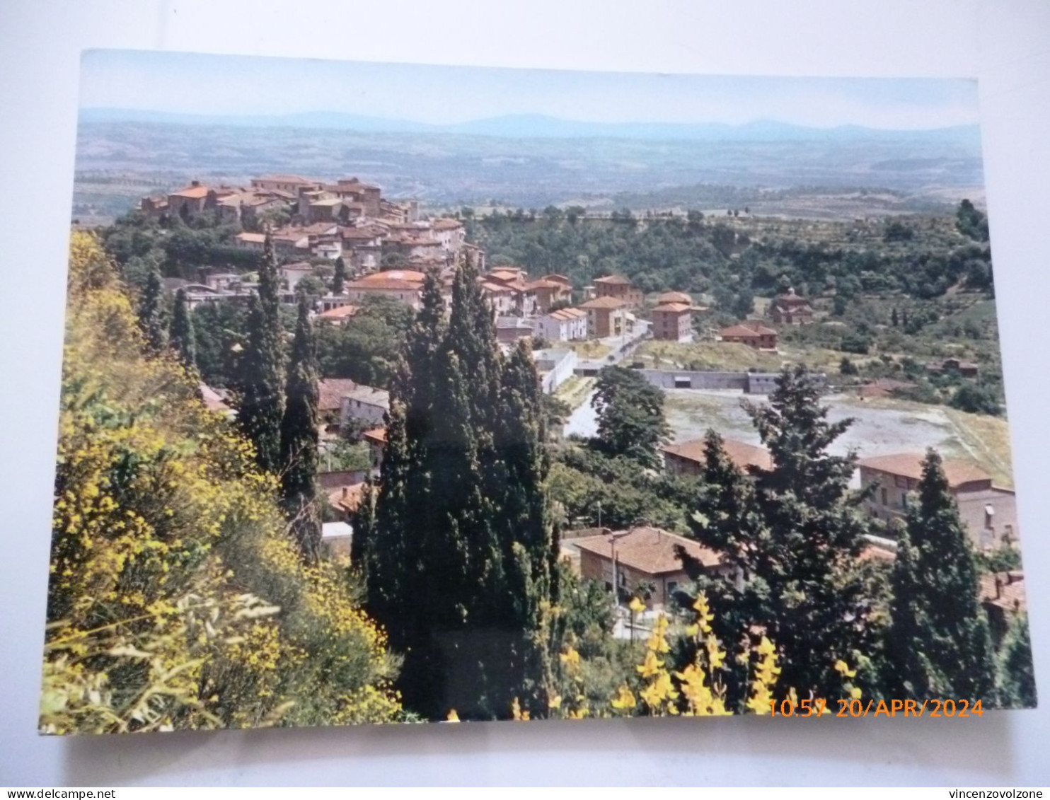 Cartolina Viaggiata "CHIANCIANO TERME Panorama"  1964 - Siena