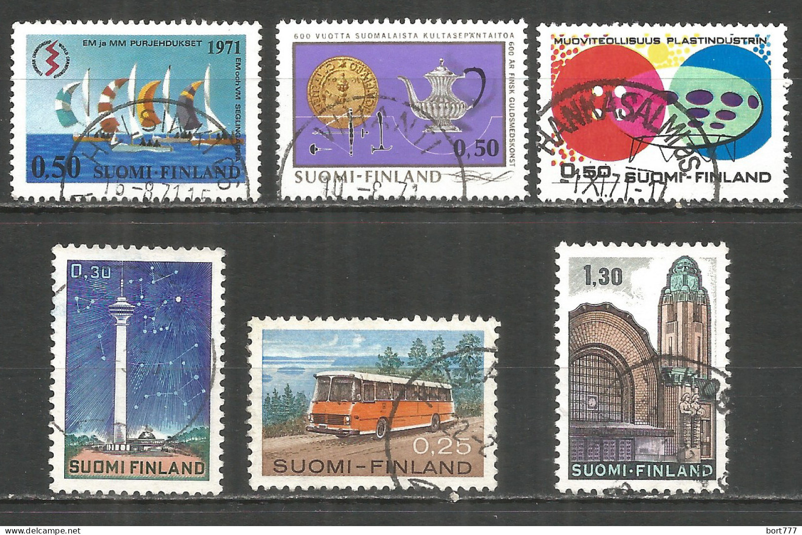 Finland 1971 Used Stamps 6v - Usados